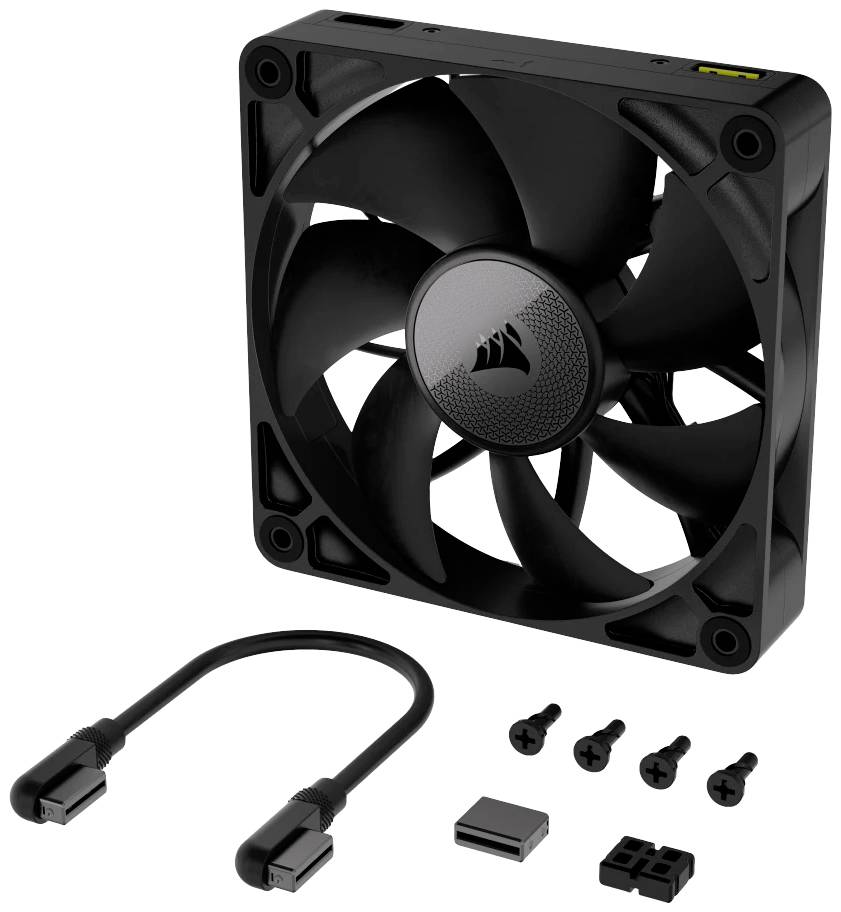 Corsair iCUE LINK RX140 PC-Gehäuse-Lüfter Schwarz (B x H x T) 140 x 140 x 25mm