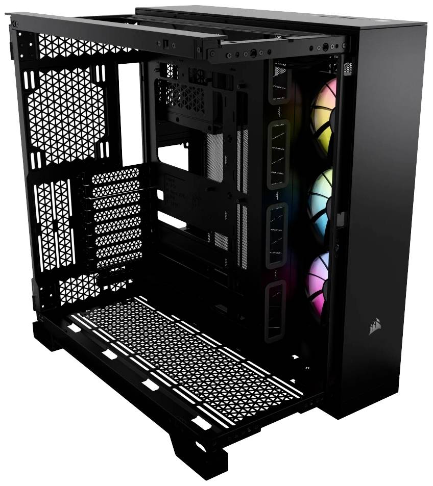 Corsair iCUE LINK 6500X RGB Midi-Tower PC-Gehäuse Schwarz Seitenfenster