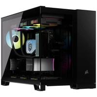 Corsair 2500X Midi-Tower PC-Gehäuse Schwarz Seitenfenster Corsair 2500X Midi-Tower PC-Gehäuse Schwarz Seitenfenster