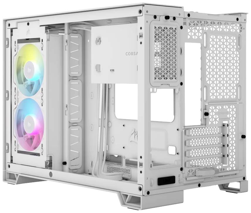 Corsair 2500X Midi-Tower PC-Gehäuse Weiß Seitenfenster