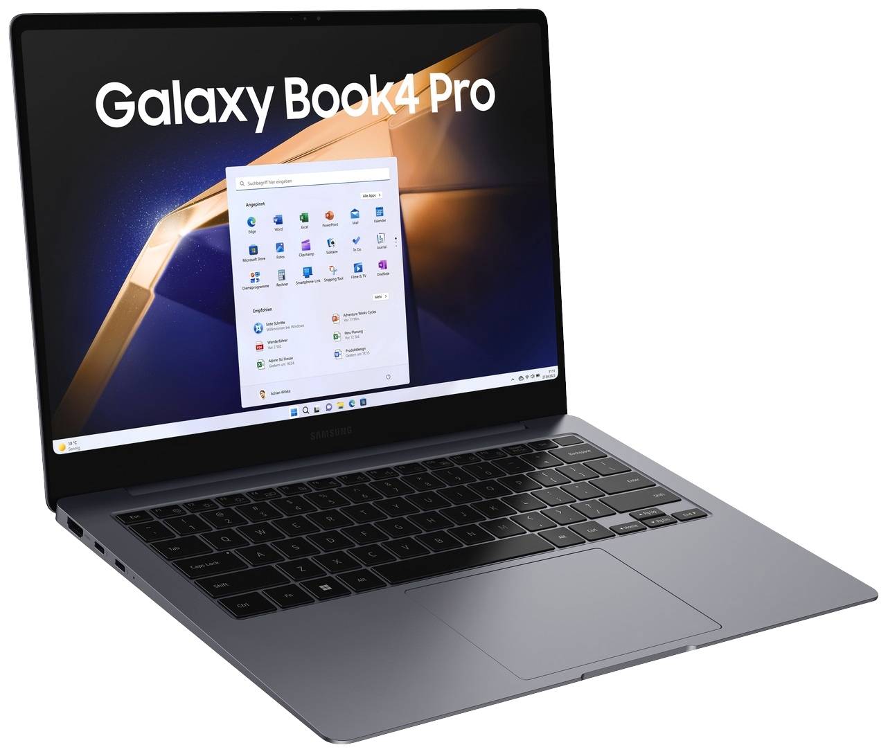 Samsung Notebook Galaxy Book4 Pro 35.6 cm (14 Zoll) WQXGA+ Intel® Core™ Ultra 7 Core™ Ultra 7 15