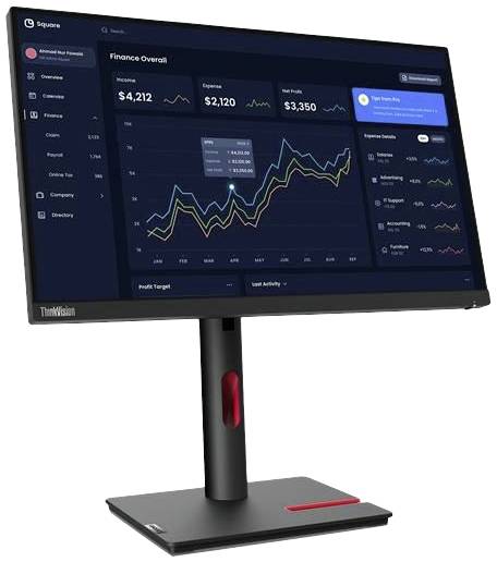 ThinkVision T23i-30 23 1920 x 1080 Full HD VGA HD-15 HDMI DisplayPort 60Hz Pivot Monitor