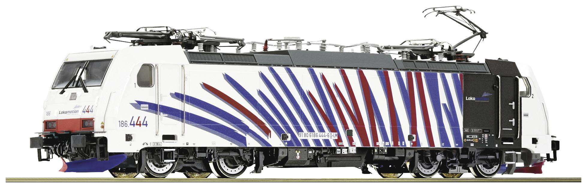 Roco 7510074 H0 E-Lok 186 444-6, Lokomotion