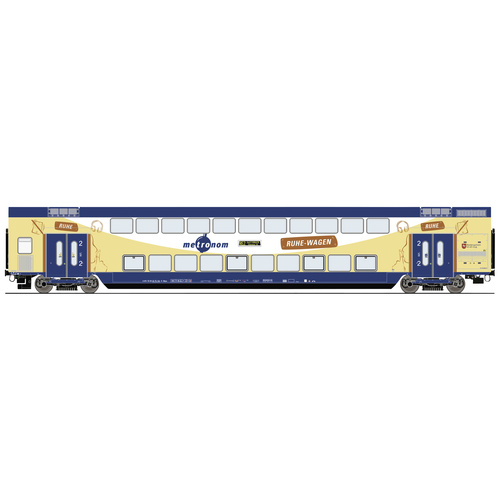 Roco 6200107 H0 Doppelstockwagen der metronom Ruhe-Wagen 2. Klasse DBpza