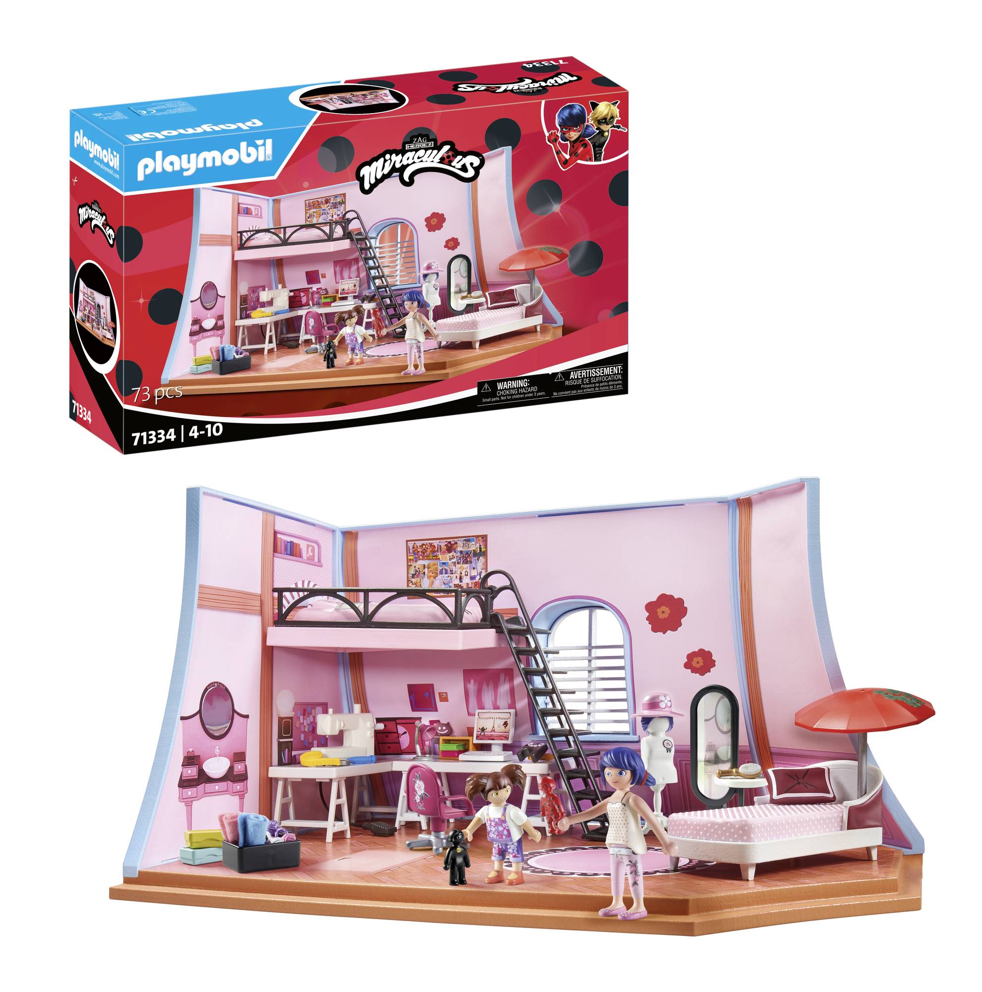 Playmobil® Miraculous Marinettes Loft 71334