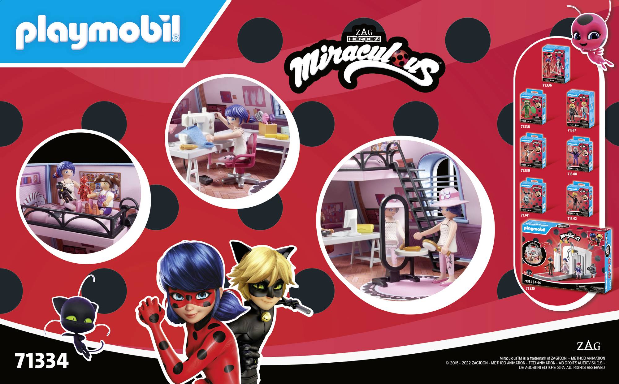Playmobil® Miraculous Marinettes Loft 71334