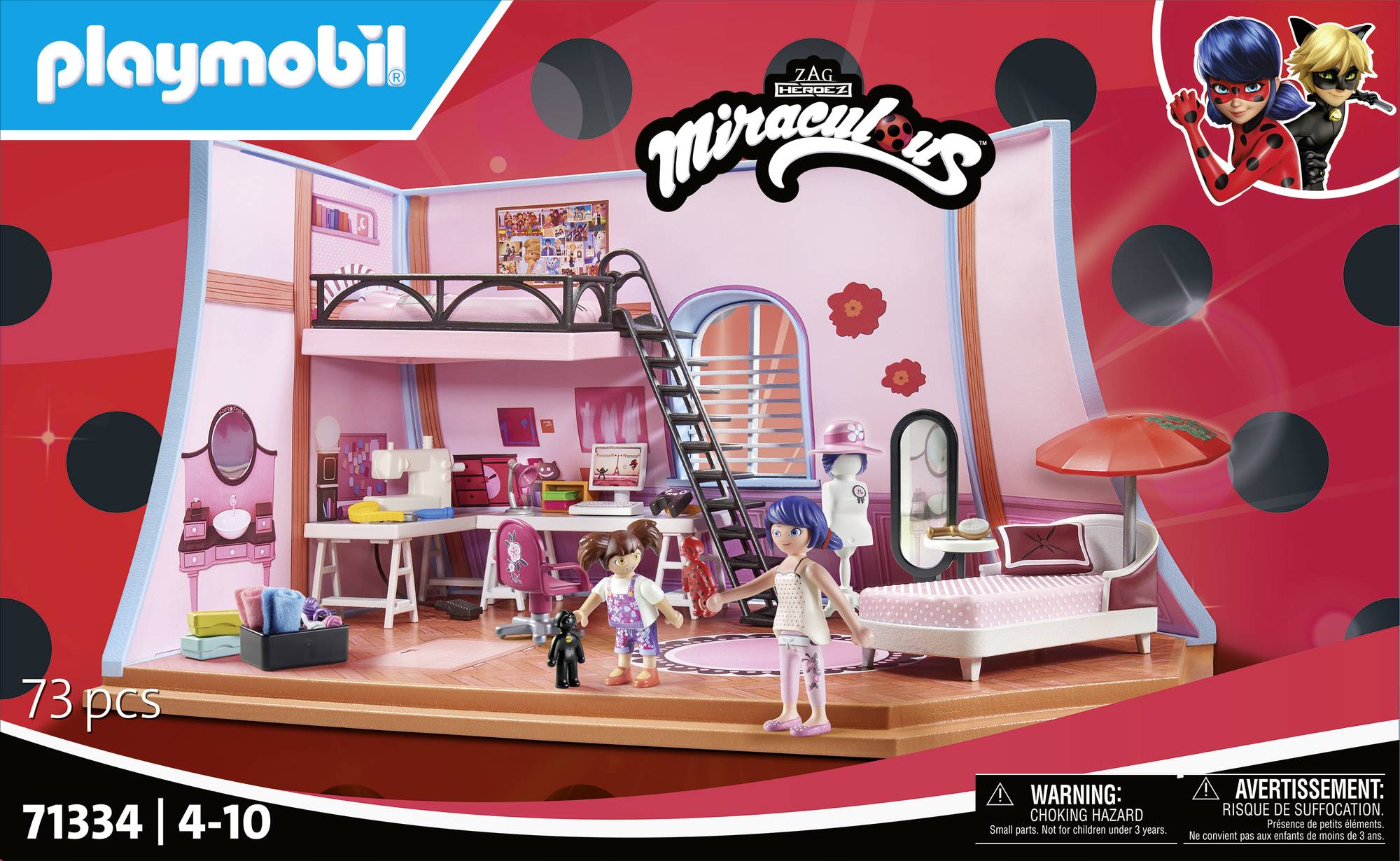 Playmobil® Miraculous Marinettes Loft 71334
