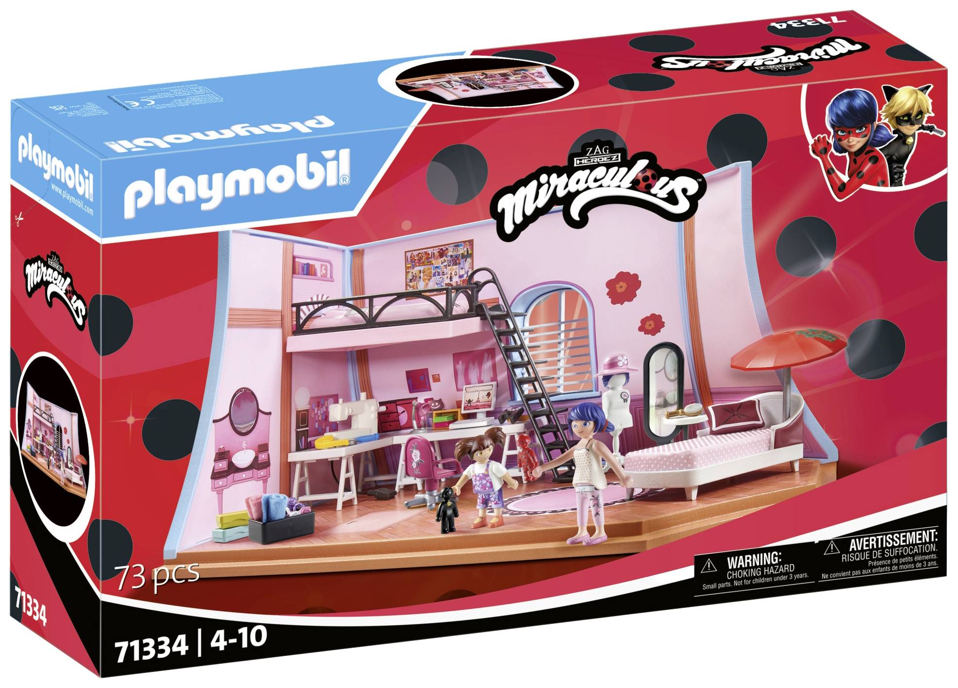 Playmobil® Miraculous Marinettes Loft 71334