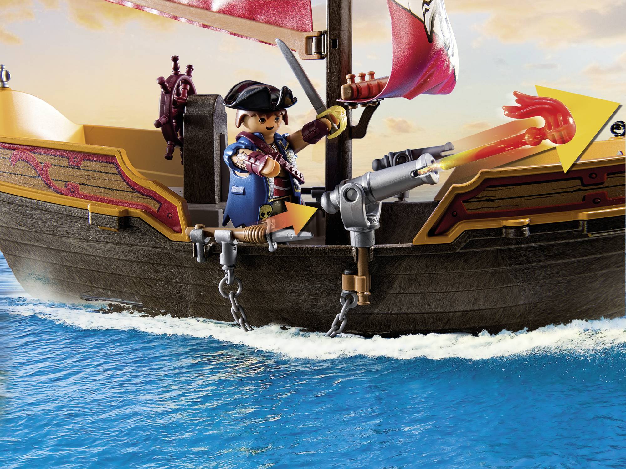 Playmobil® Pirates Piratenschiff 71418