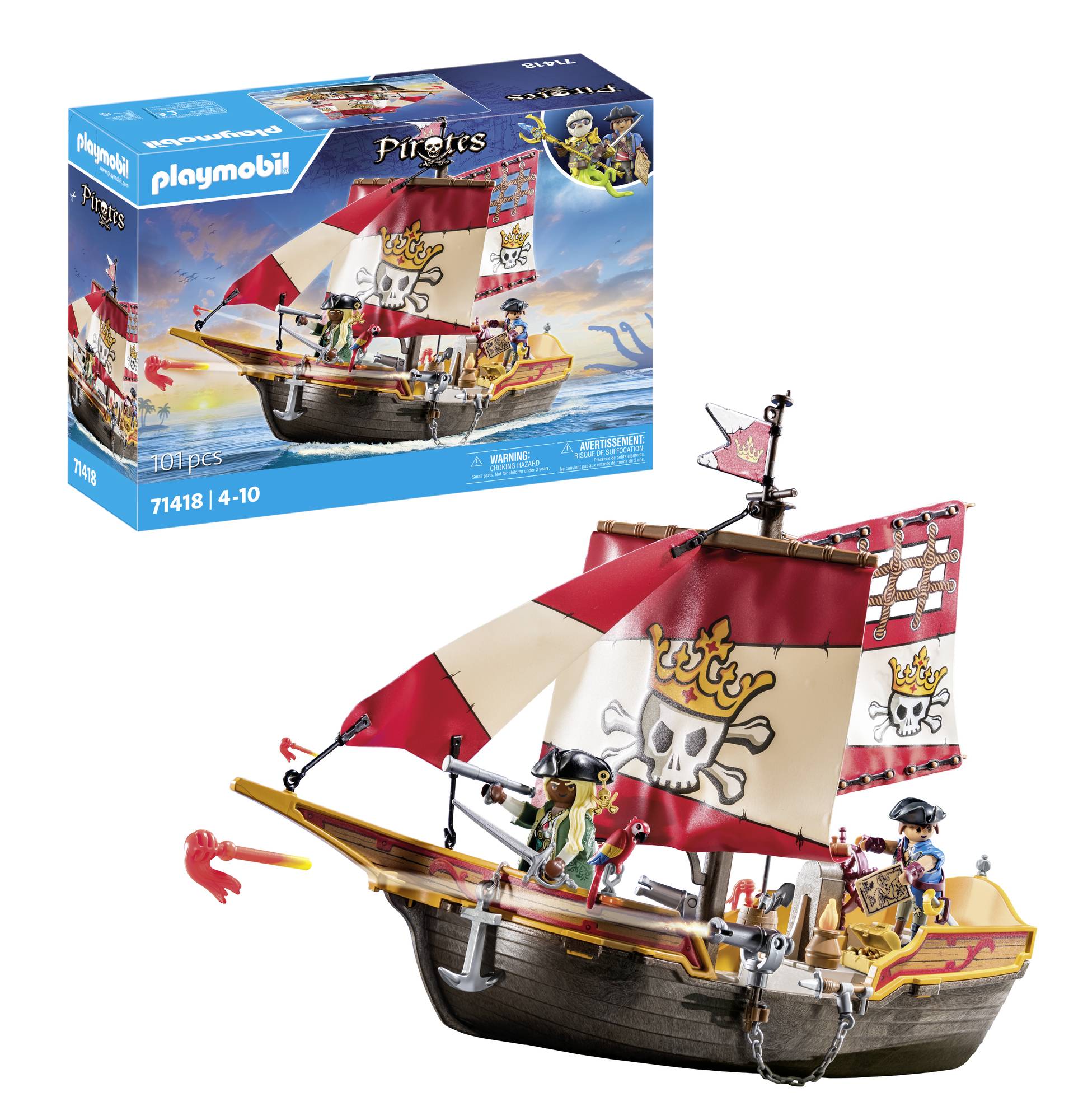 Playmobil® Pirates Piratenschiff 71418