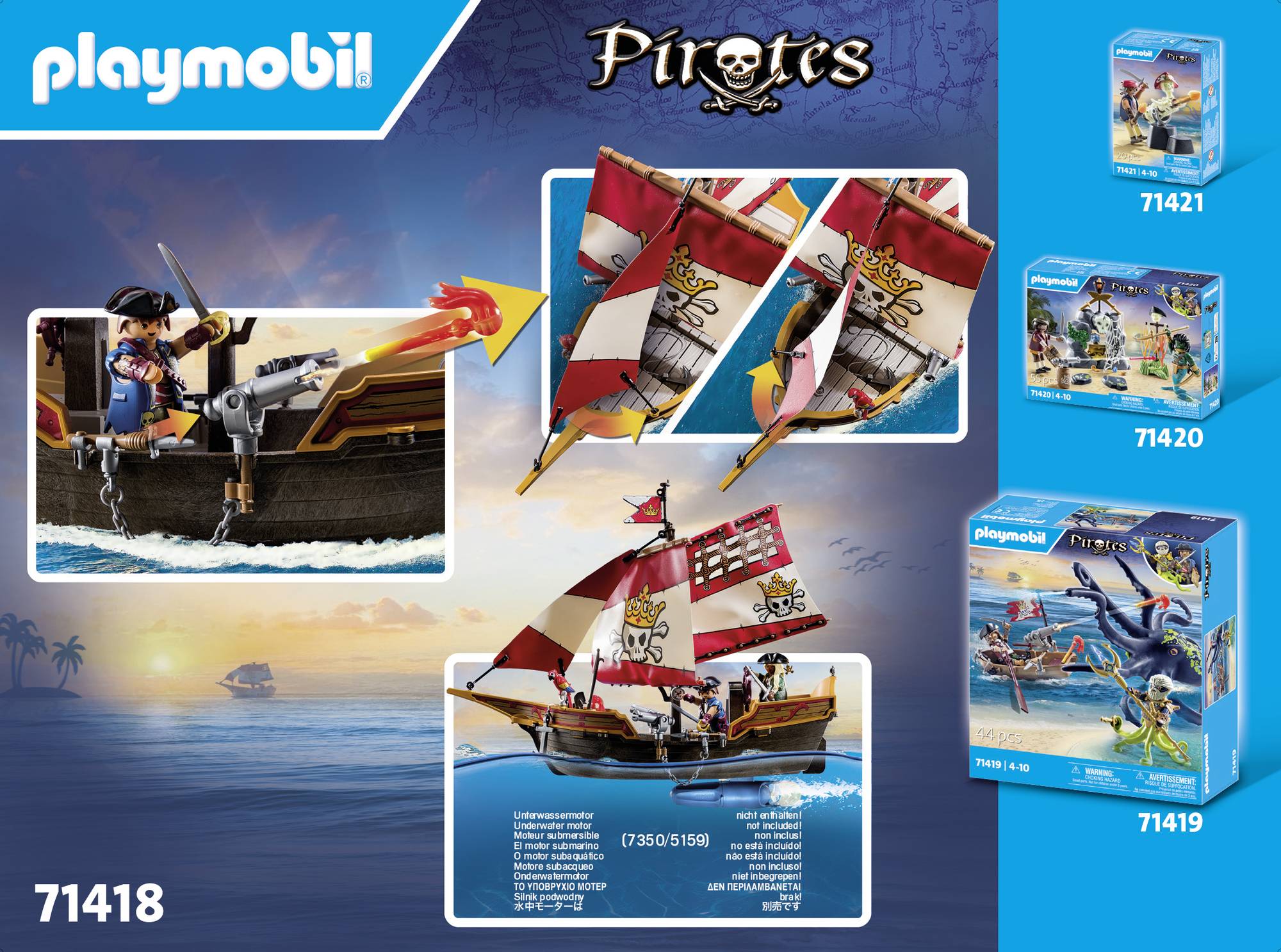 Playmobil® Pirates Piratenschiff 71418