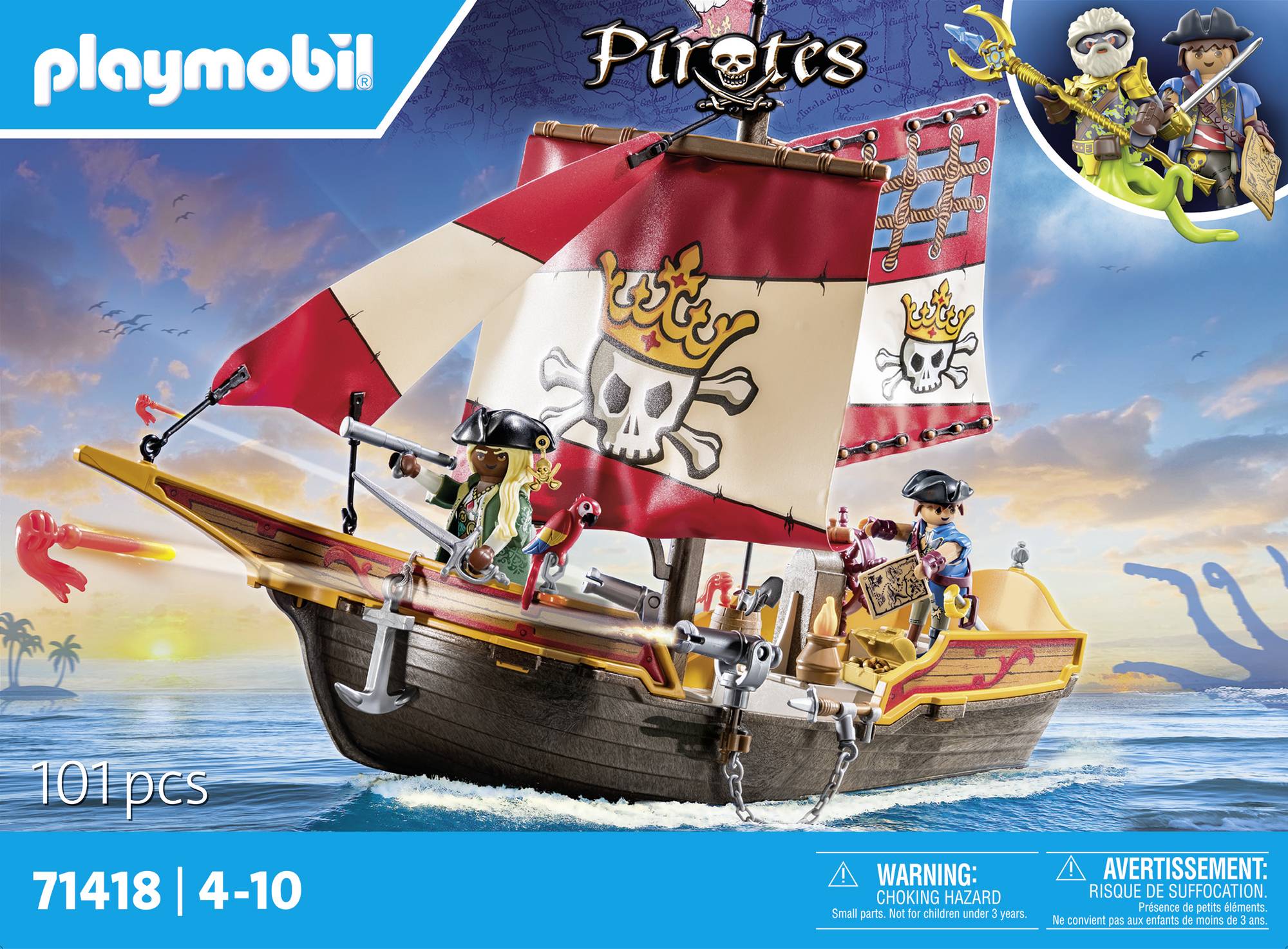 Playmobil® Pirates Piratenschiff 71418