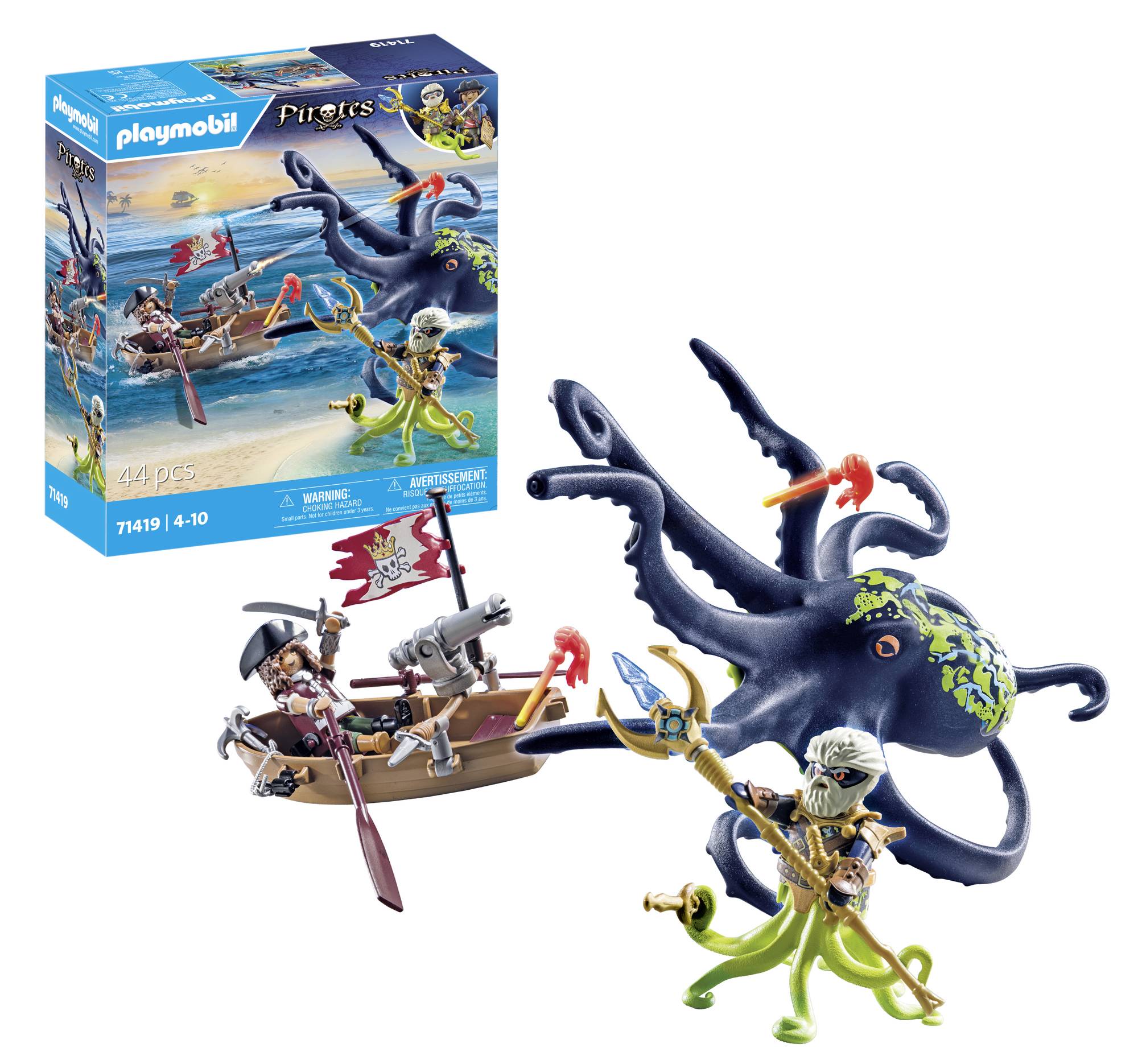 Playmobil® Pirates Kampf gegen den Riesenoktopus 71419
