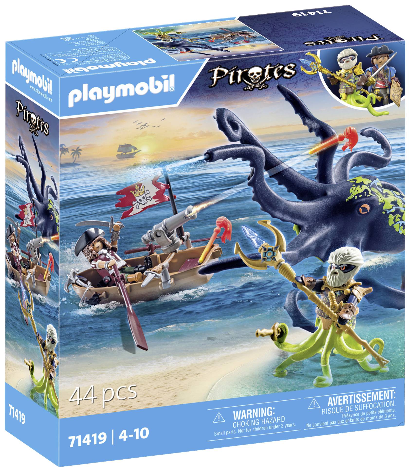 Playmobil® Pirates Kampf gegen den Riesenoktopus 71419