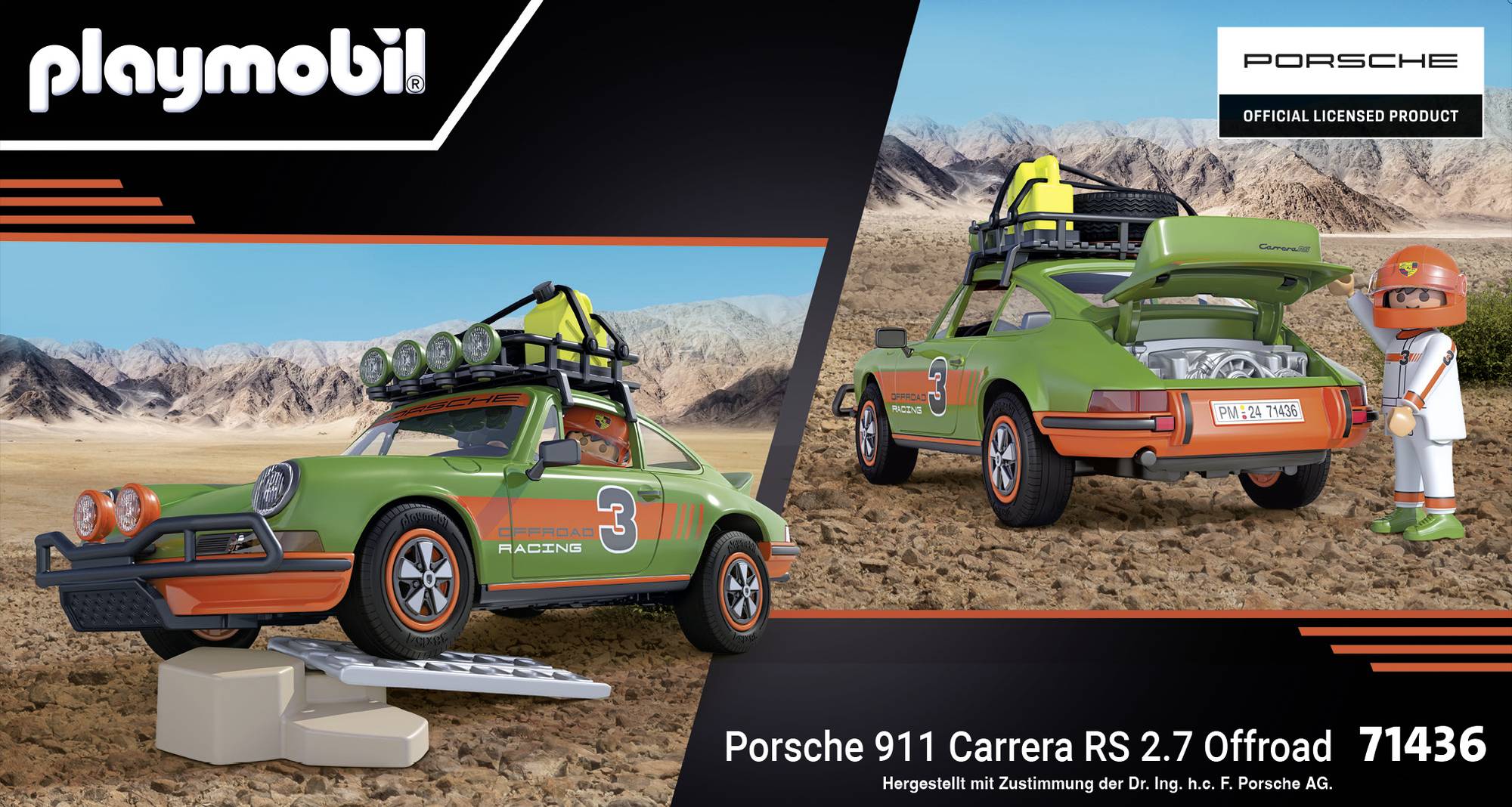 Playmobil® Porsche Porsche 911 Carrera RS 2.7 Offroad 71436