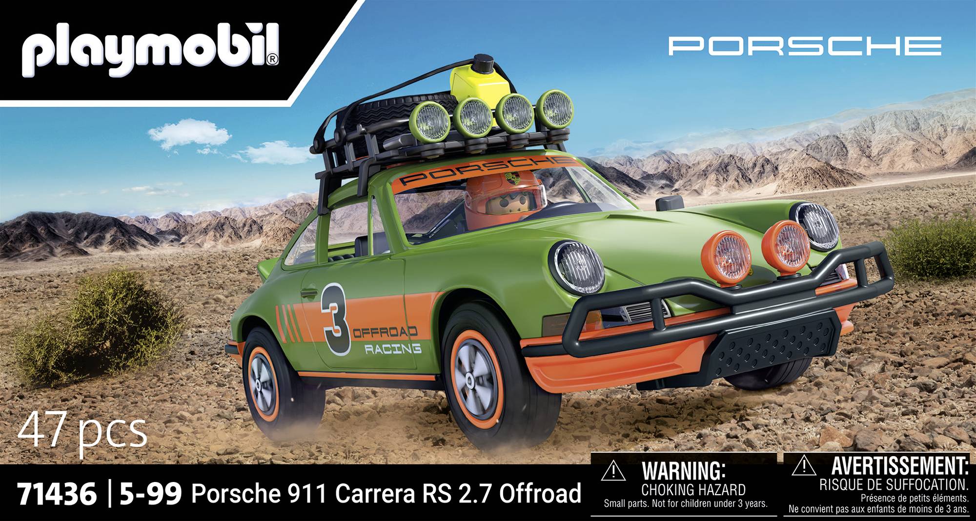 Playmobil® Porsche Porsche 911 Carrera RS 2.7 Offroad 71436