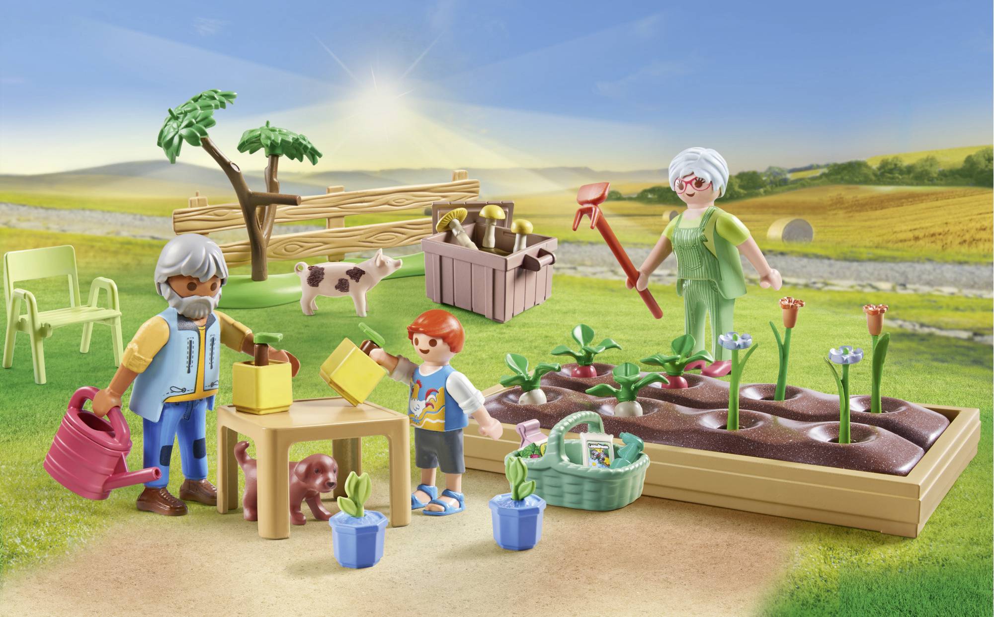 Playmobil® Country Idyllischer Gemüsegarten bei den Großeltern 71443