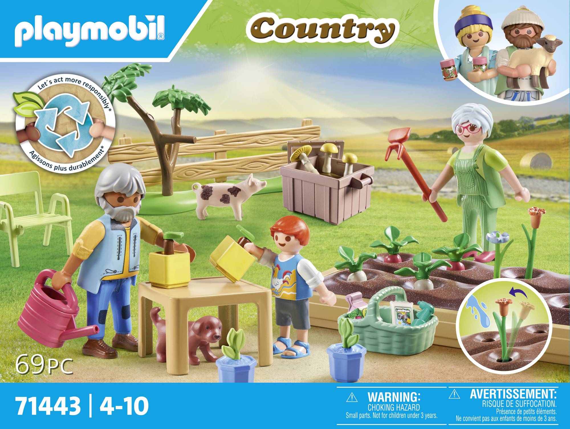 Playmobil® Country Idyllischer Gemüsegarten bei den Großeltern 71443