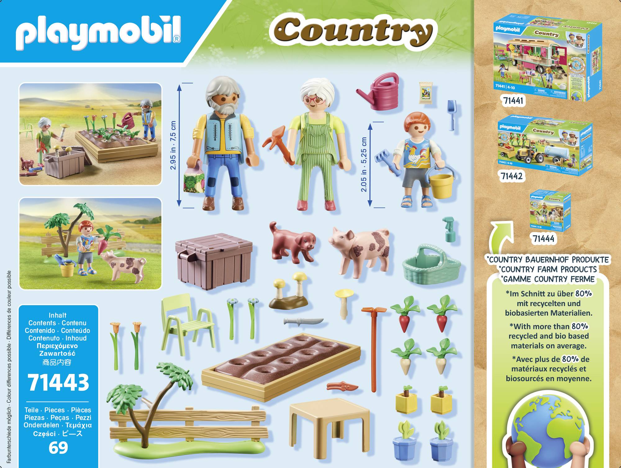 Playmobil® Country Idyllischer Gemüsegarten bei den Großeltern 71443