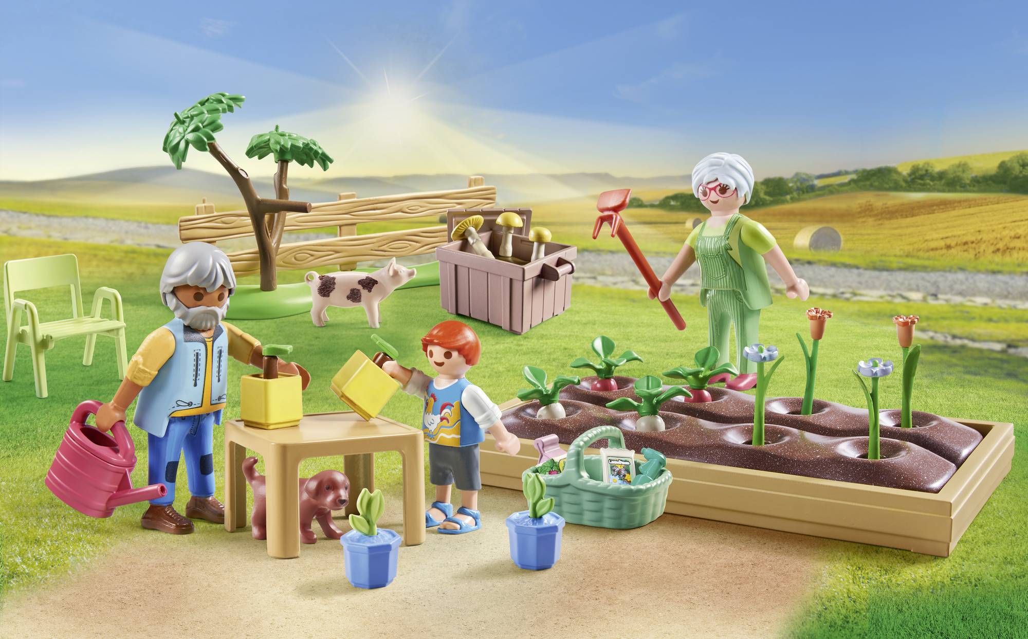 Playmobil® Country Idyllischer Gemüsegarten bei den Großeltern 71443