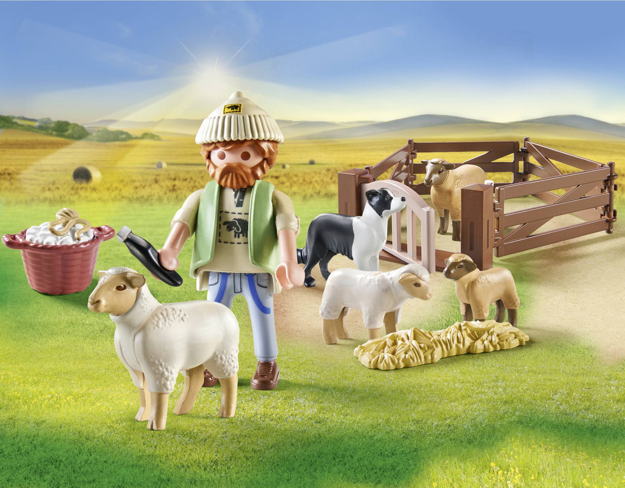 Playmobil® Country Junger Schäfer mit Schafen 71444