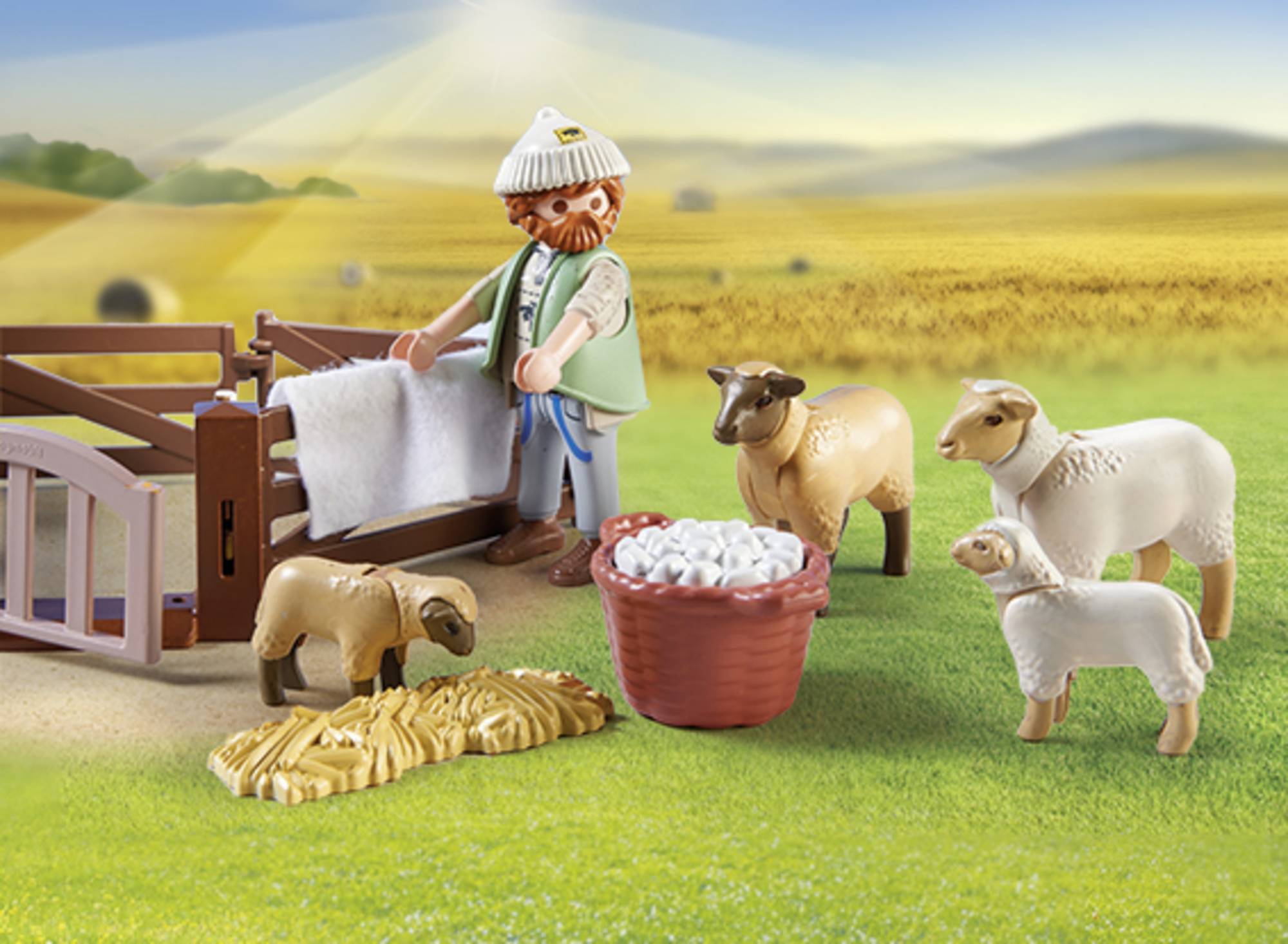 Playmobil® Country Junger Schäfer mit Schafen 71444