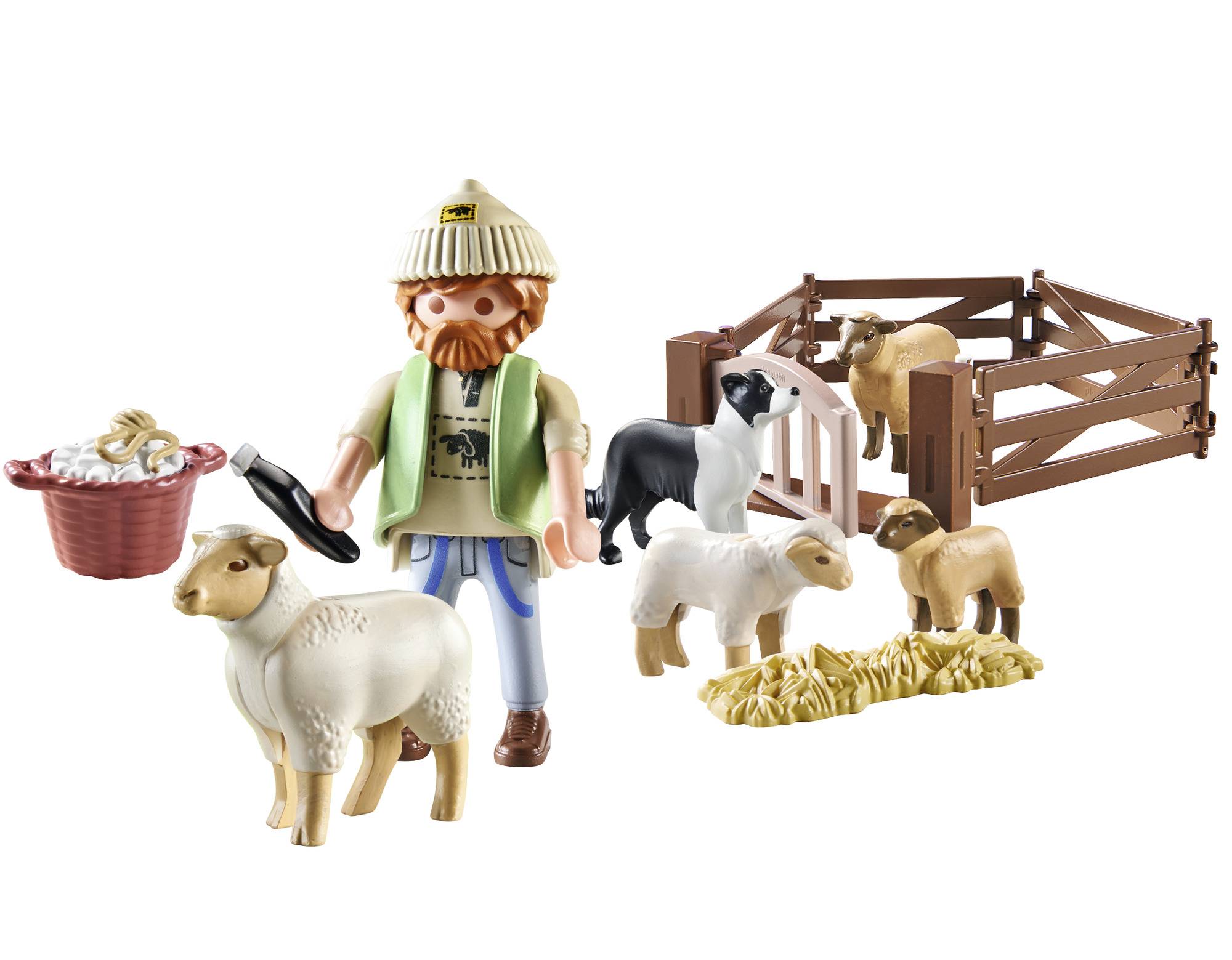Playmobil® Country Junger Schäfer mit Schafen 71444