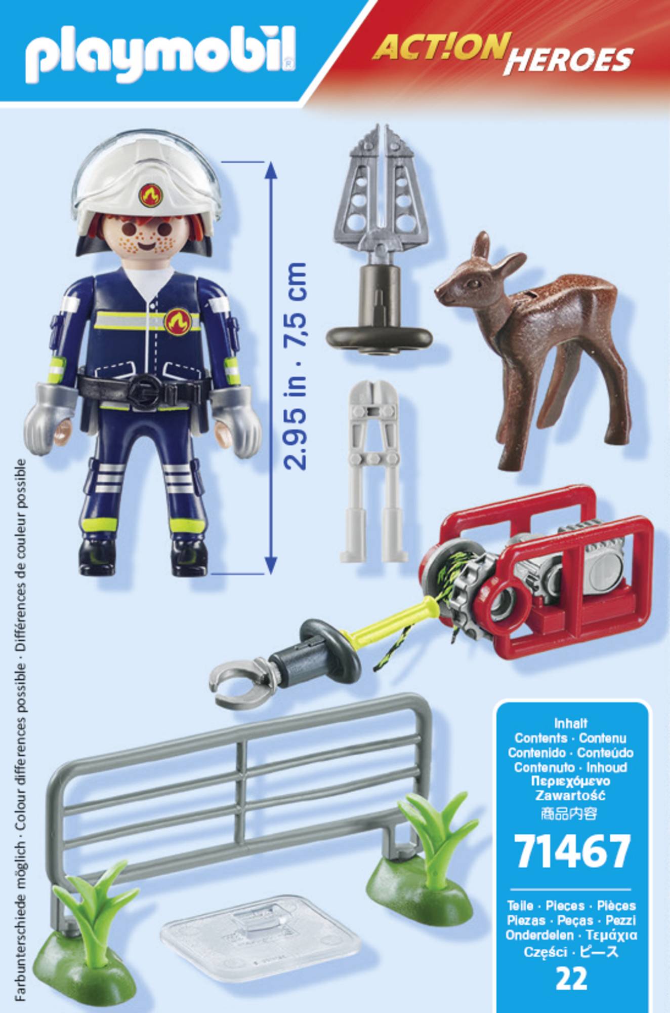 Playmobil® ACT!ON HEROES Feuerwehr-Tierrettung 71467