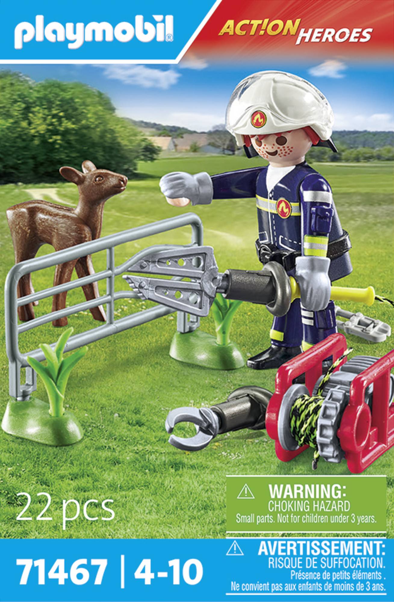Playmobil® ACT!ON HEROES Feuerwehr-Tierrettung 71467
