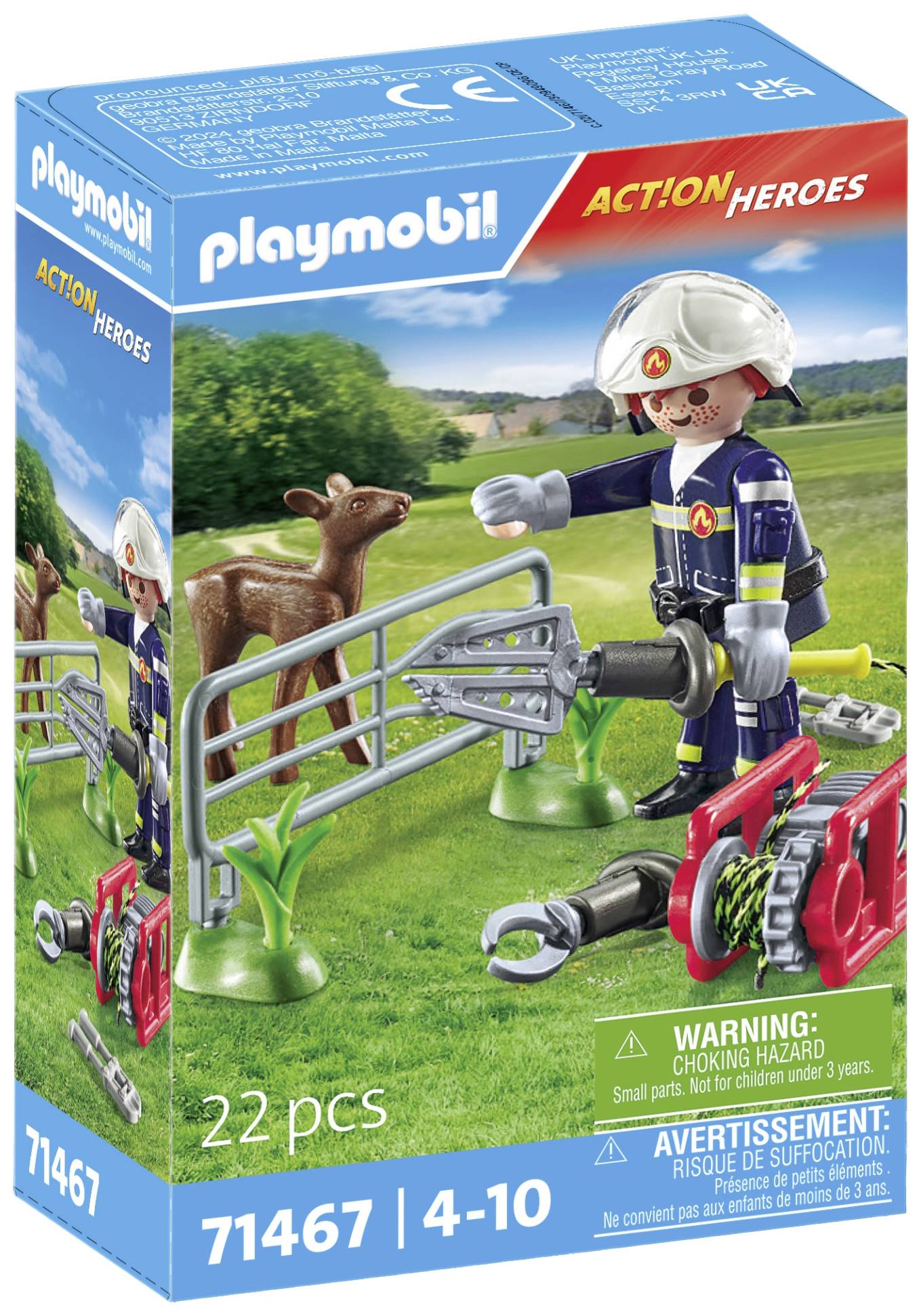 Playmobil® ACT!ON HEROES Feuerwehr-Tierrettung 71467