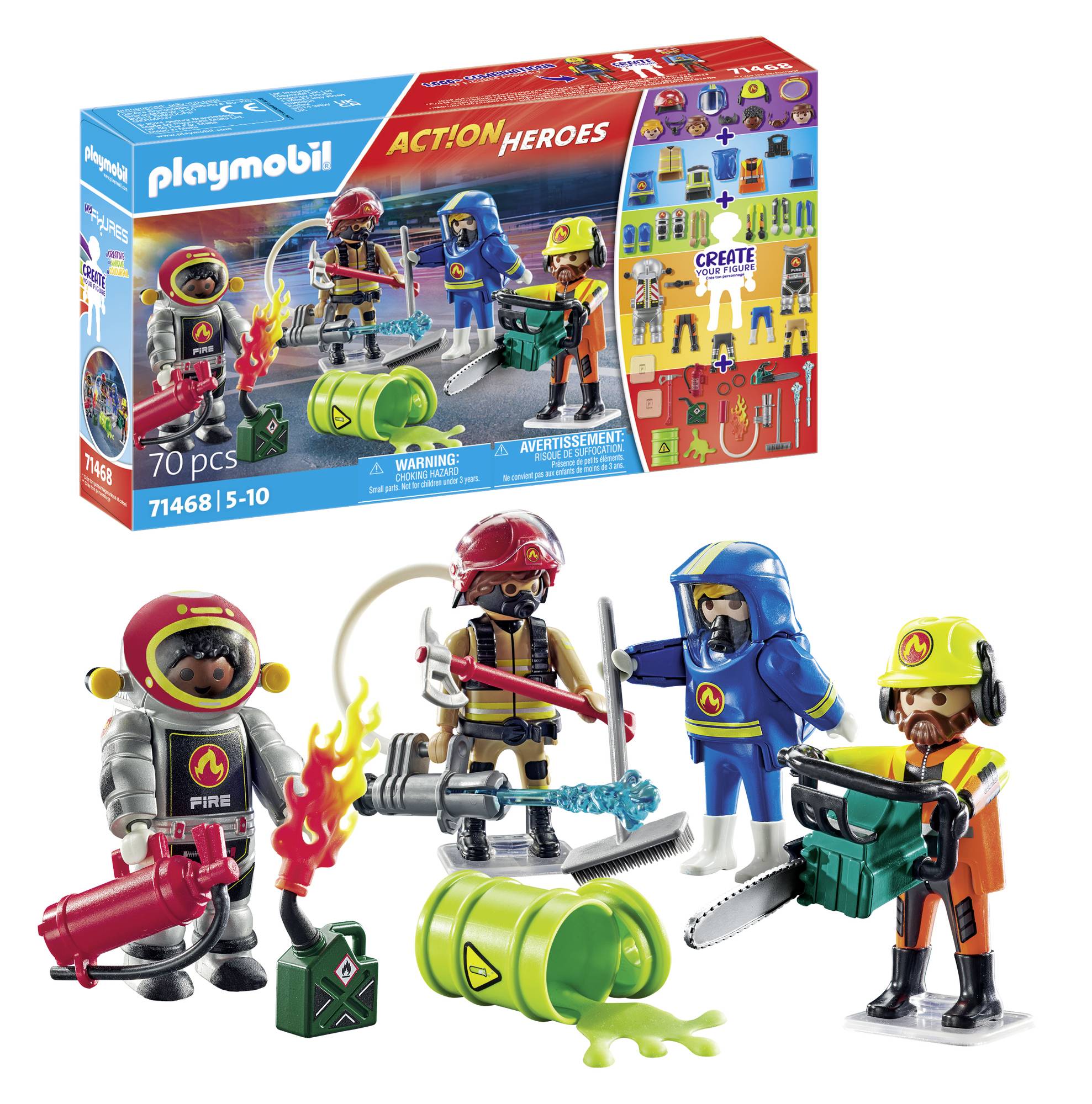 Playmobil® ACT!ON HEROES Feuerwehr 71468