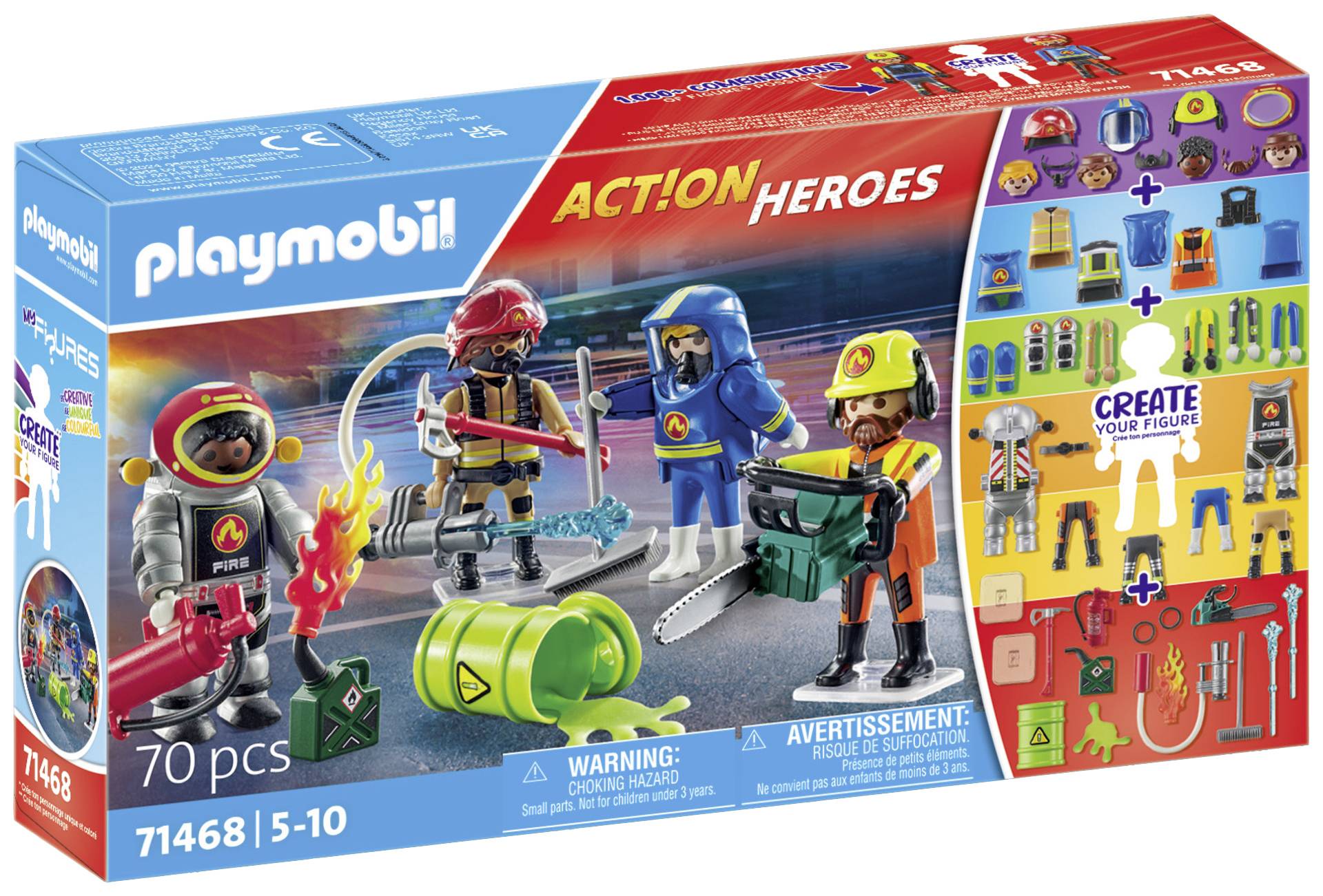 Playmobil® ACT!ON HEROES Feuerwehr 71468