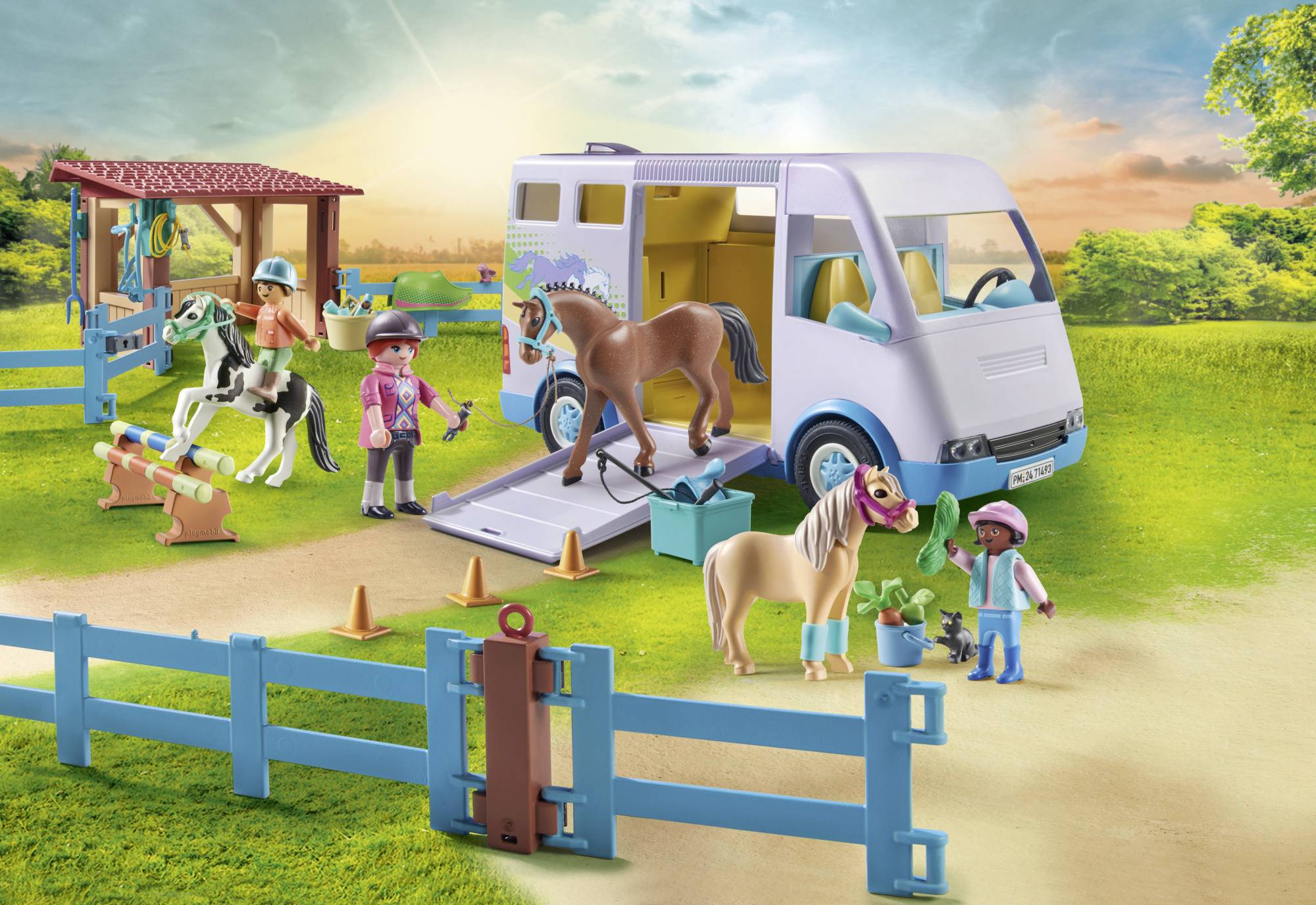 Playmobil® Horses of Waterfall Mobile Reitschule 71493