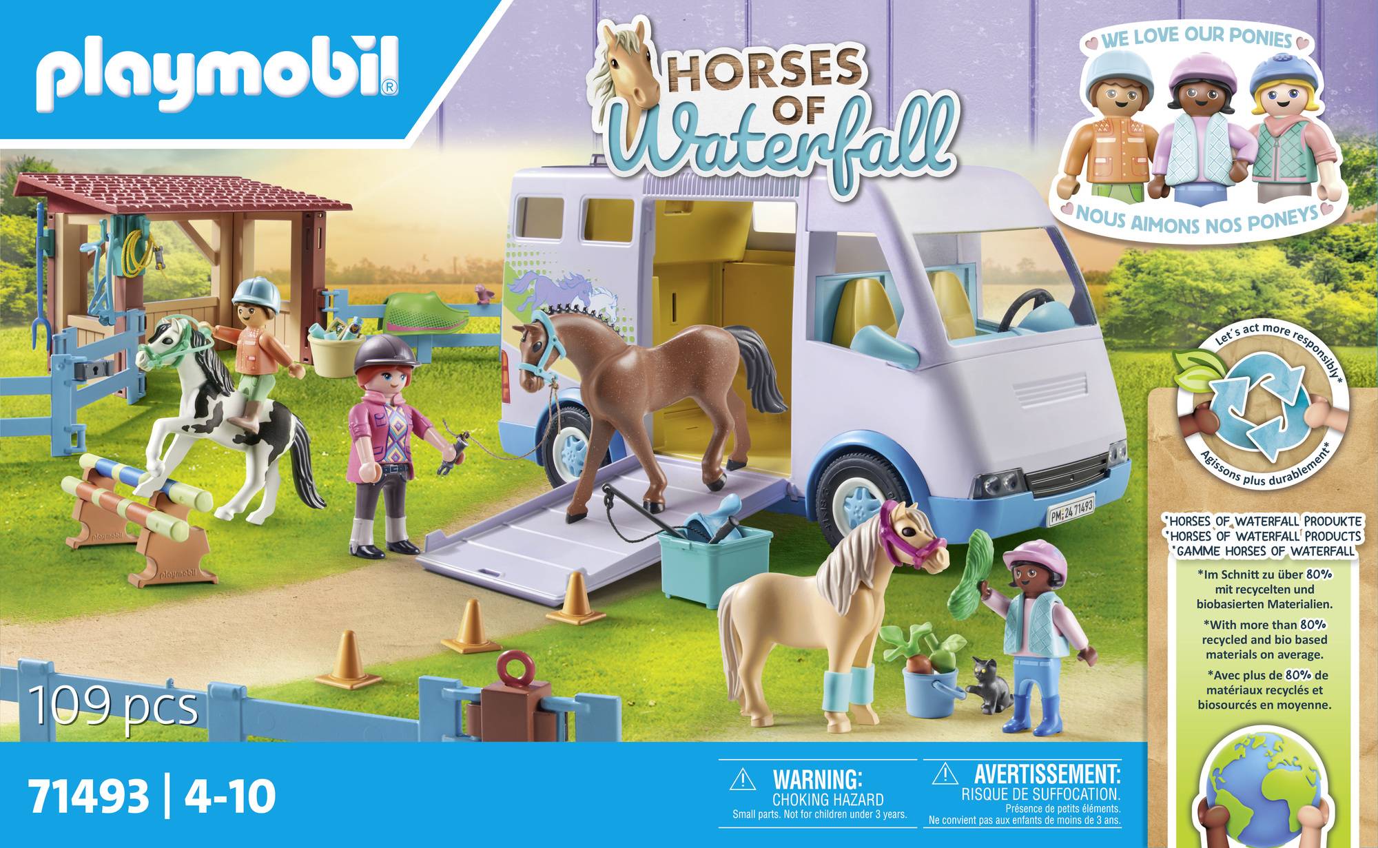 Playmobil® Horses of Waterfall Mobile Reitschule 71493
