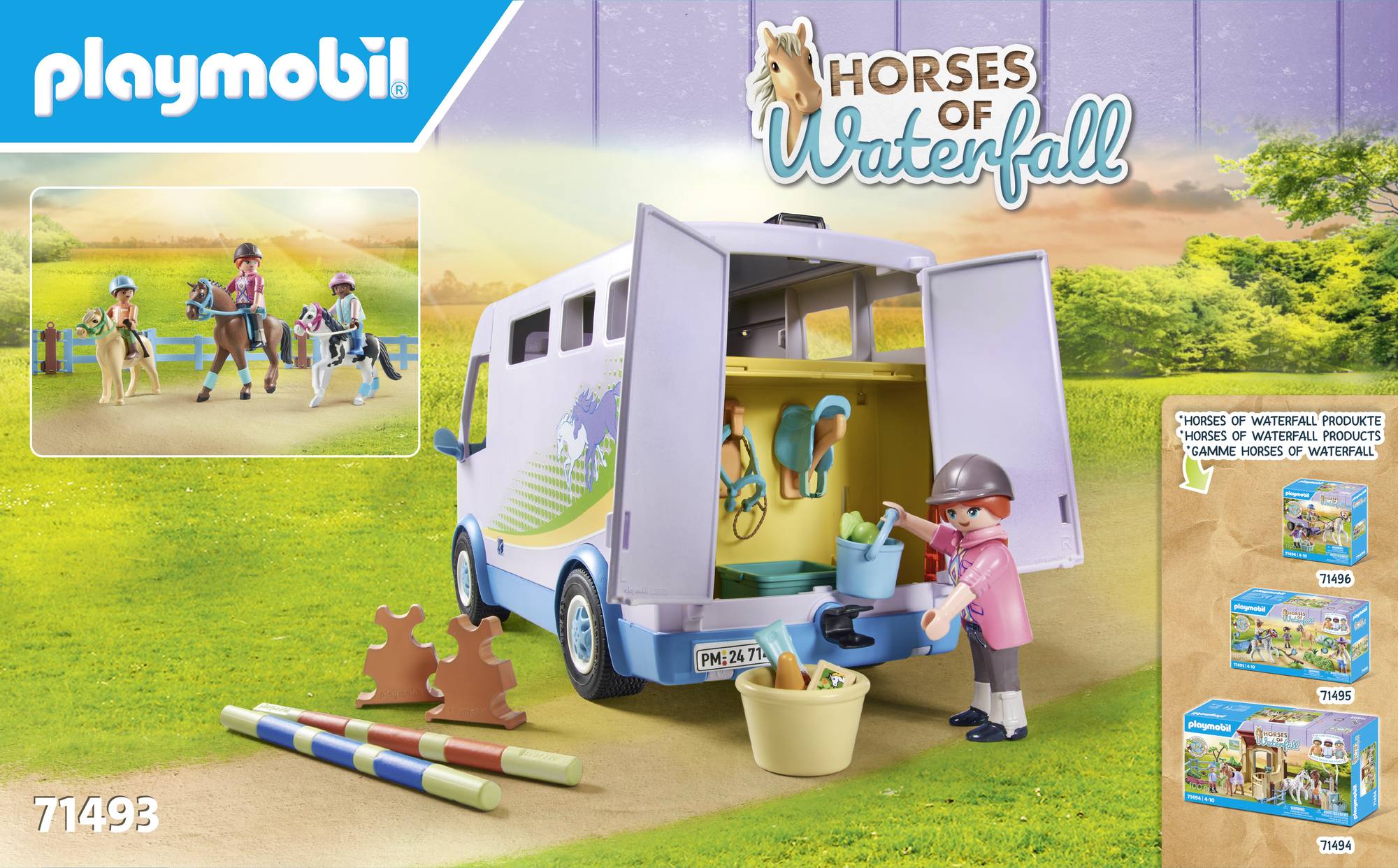 Playmobil® Horses of Waterfall Mobile Reitschule 71493