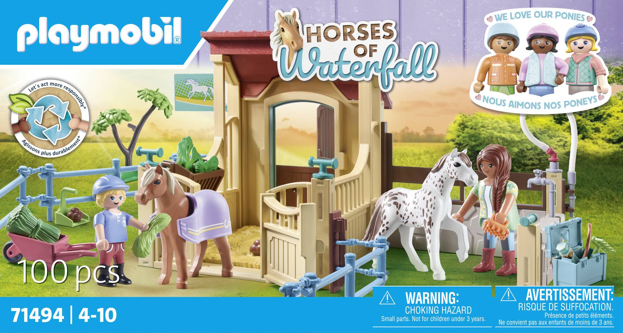 Playmobil® Horses of Waterfall Reitstall 71494