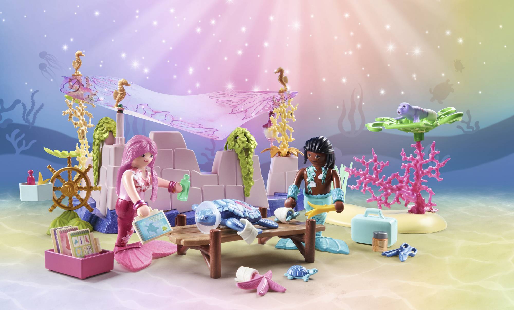 Playmobil® Princess Magic Meerjungfrauen-Tierpflege 71499