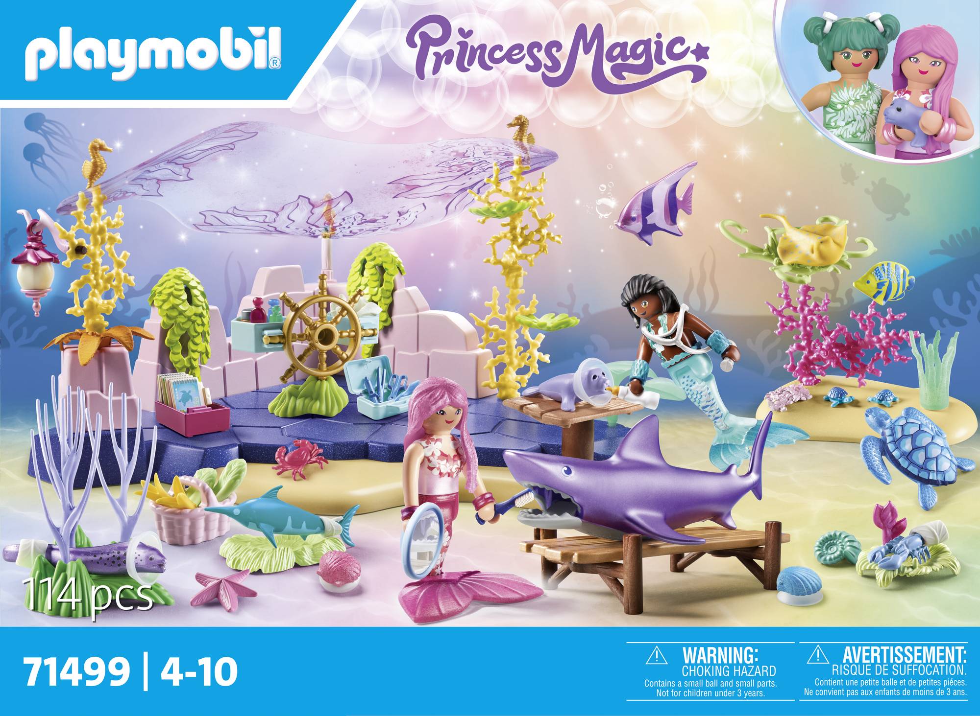 Playmobil® Princess Magic Meerjungfrauen-Tierpflege 71499