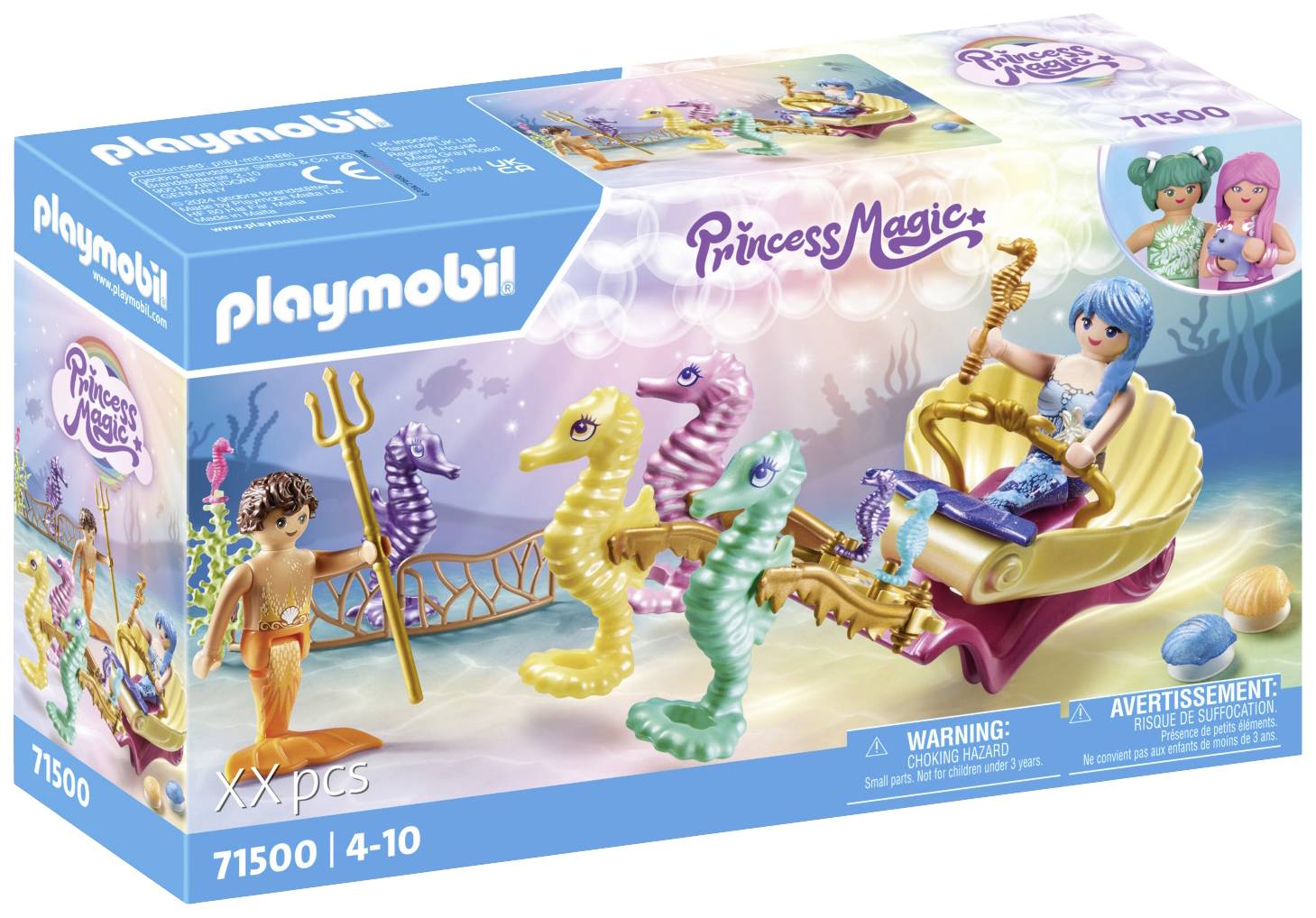 Playmobil® Princess Magic Meerjungfrauen-Seepferdchenkutsche 71500