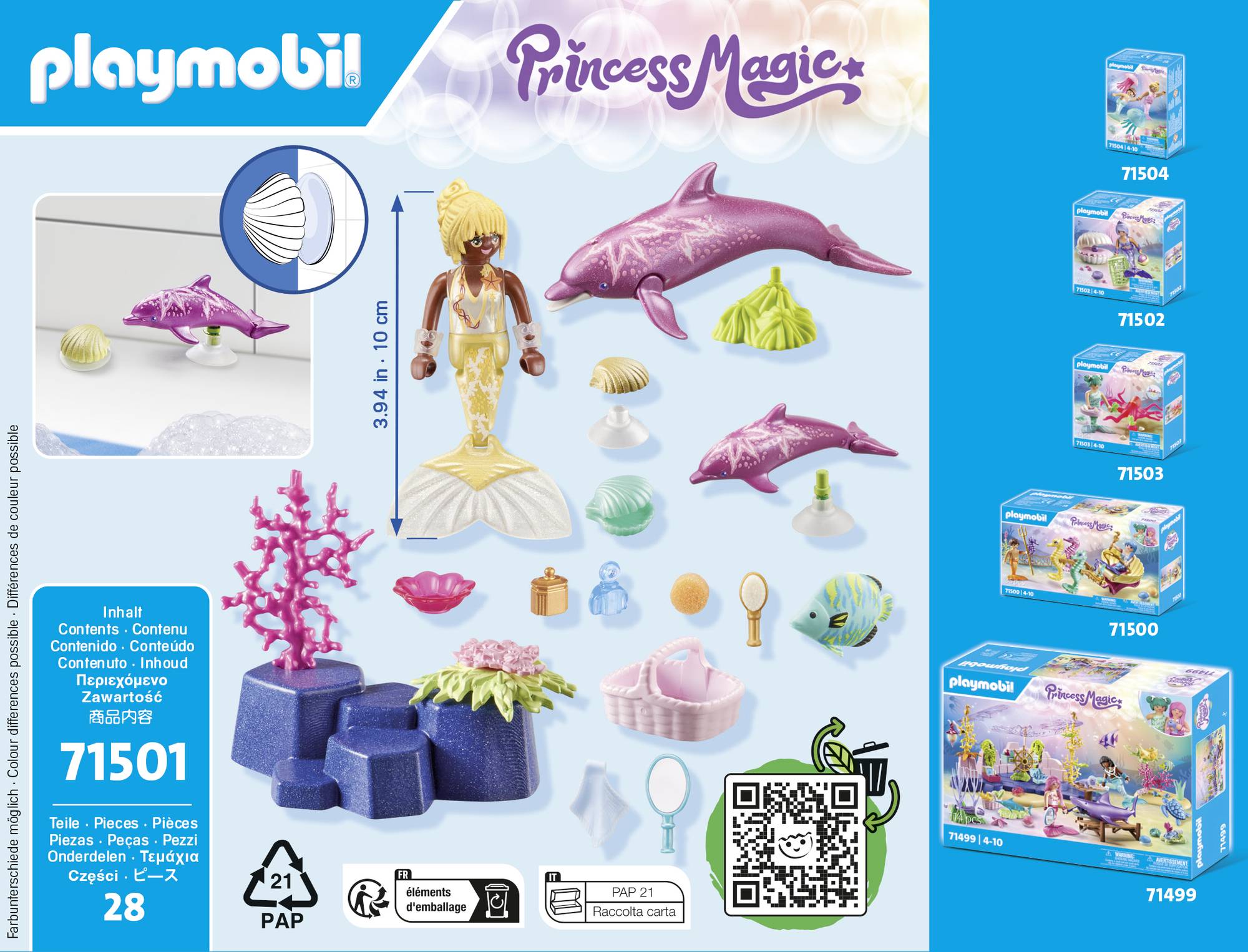 Playmobil® Princess Magic Meerjungfrau mit Delfinen 71501