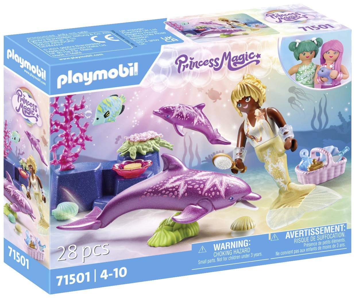 Playmobil® Princess Magic Meerjungfrau mit Delfinen 71501