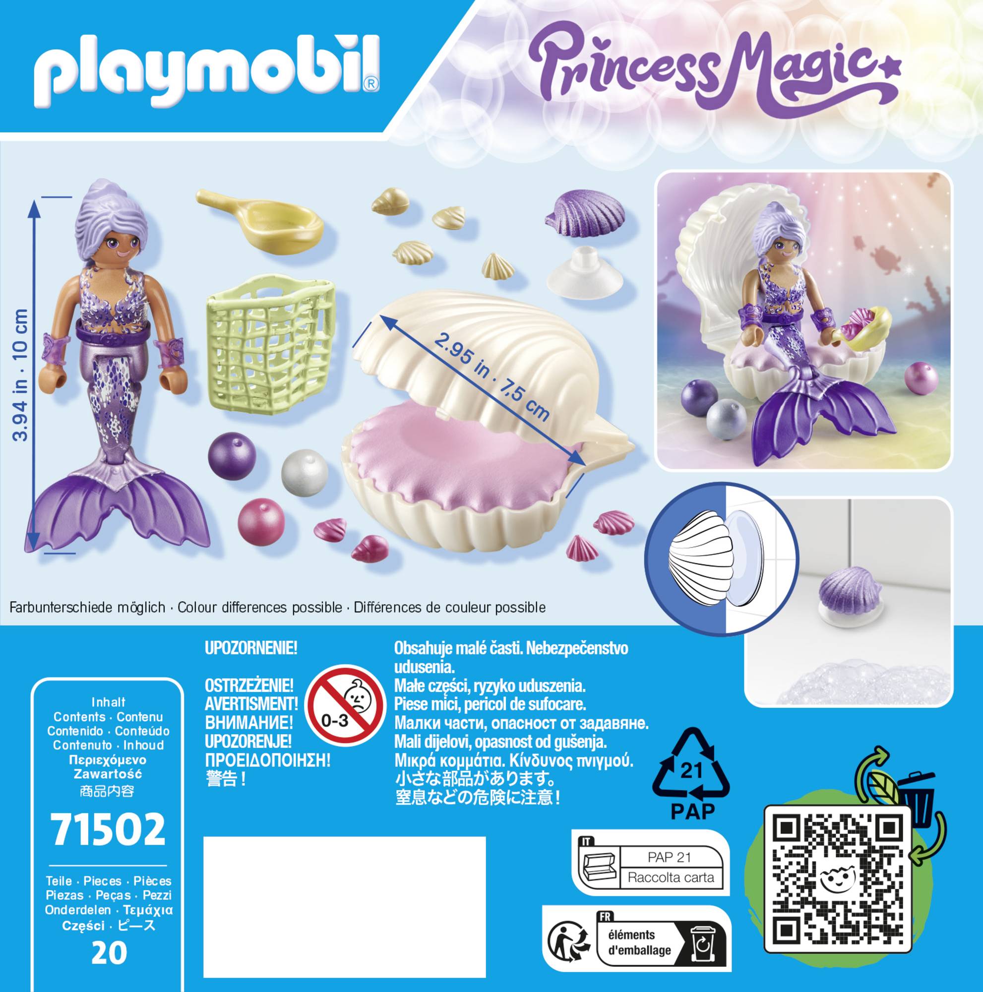 Playmobil® Princess Magic Meerjungfrau mit Perlmuschel 71502