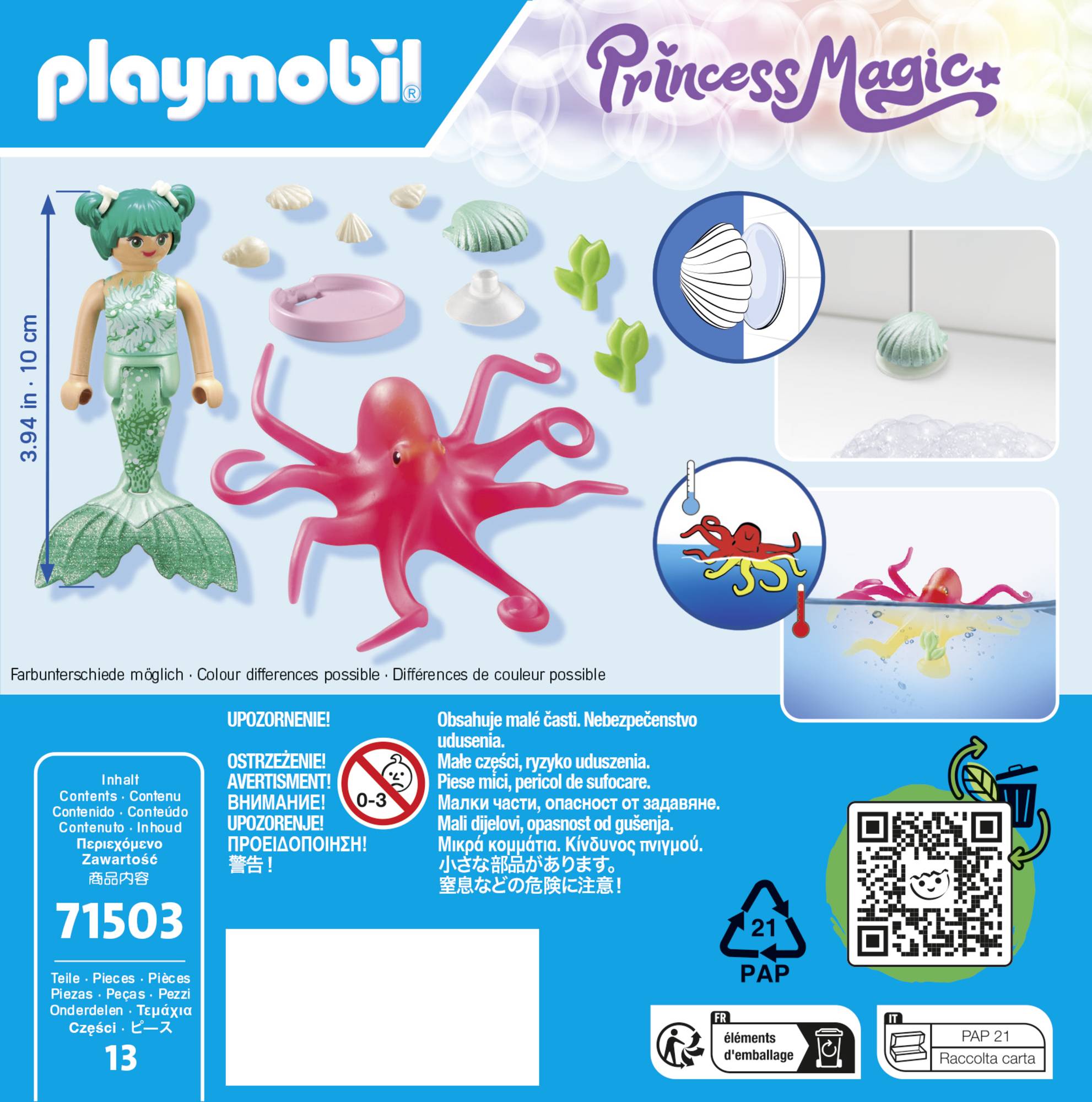Playmobil® Princess Magic Meerjungfrau mit Farbwechselkrake 71503