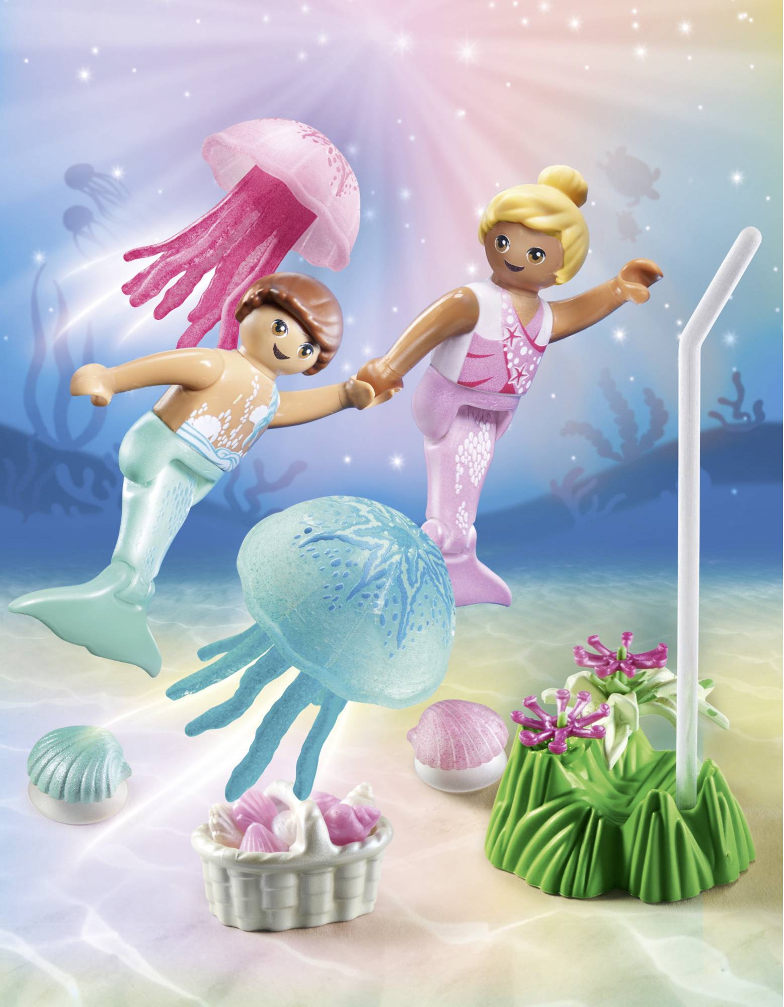 Playmobil® Princess Magic Meerjungfrauen-Kinder mit Quallen 71504