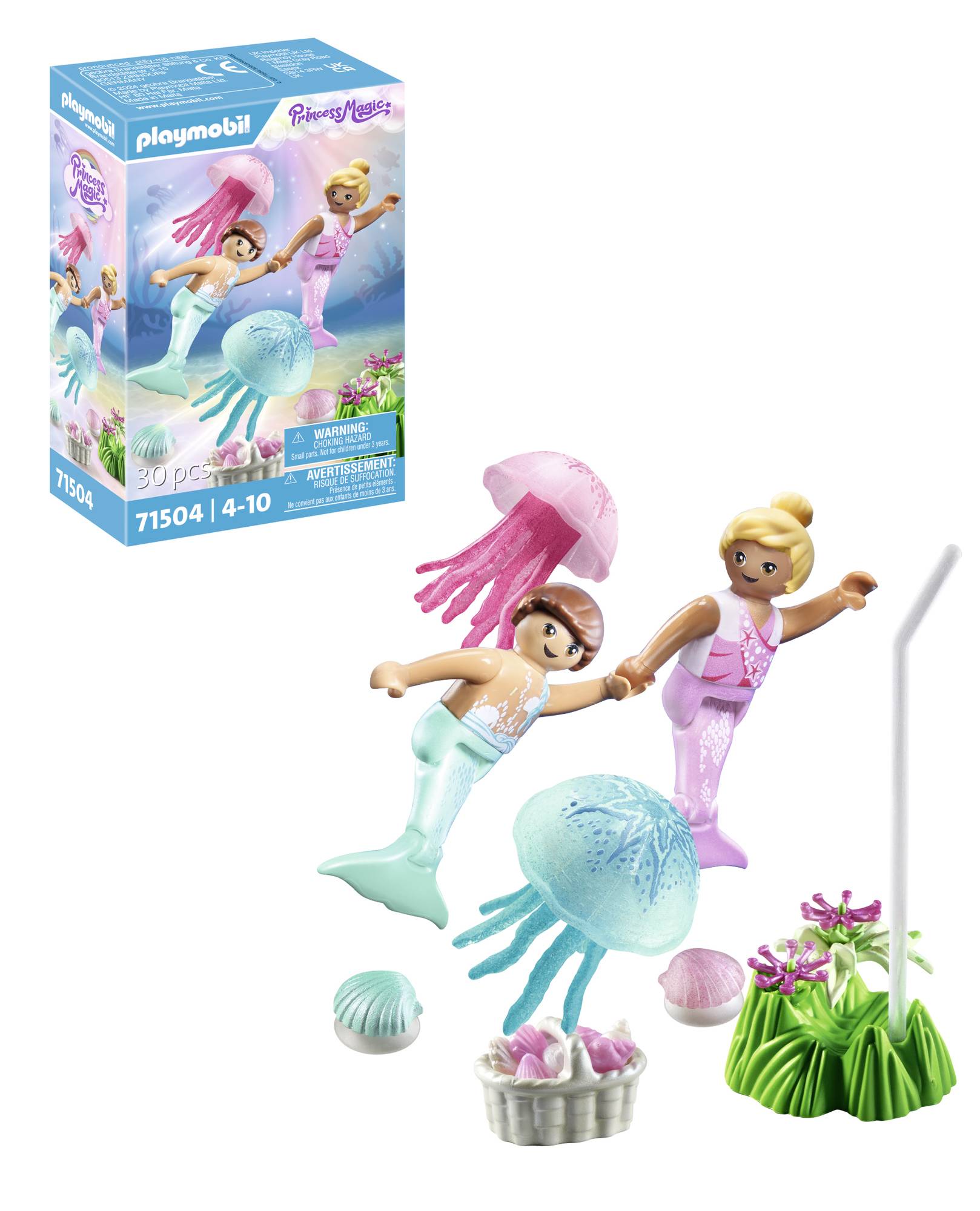 Playmobil® Princess Magic Meerjungfrauen-Kinder mit Quallen 71504