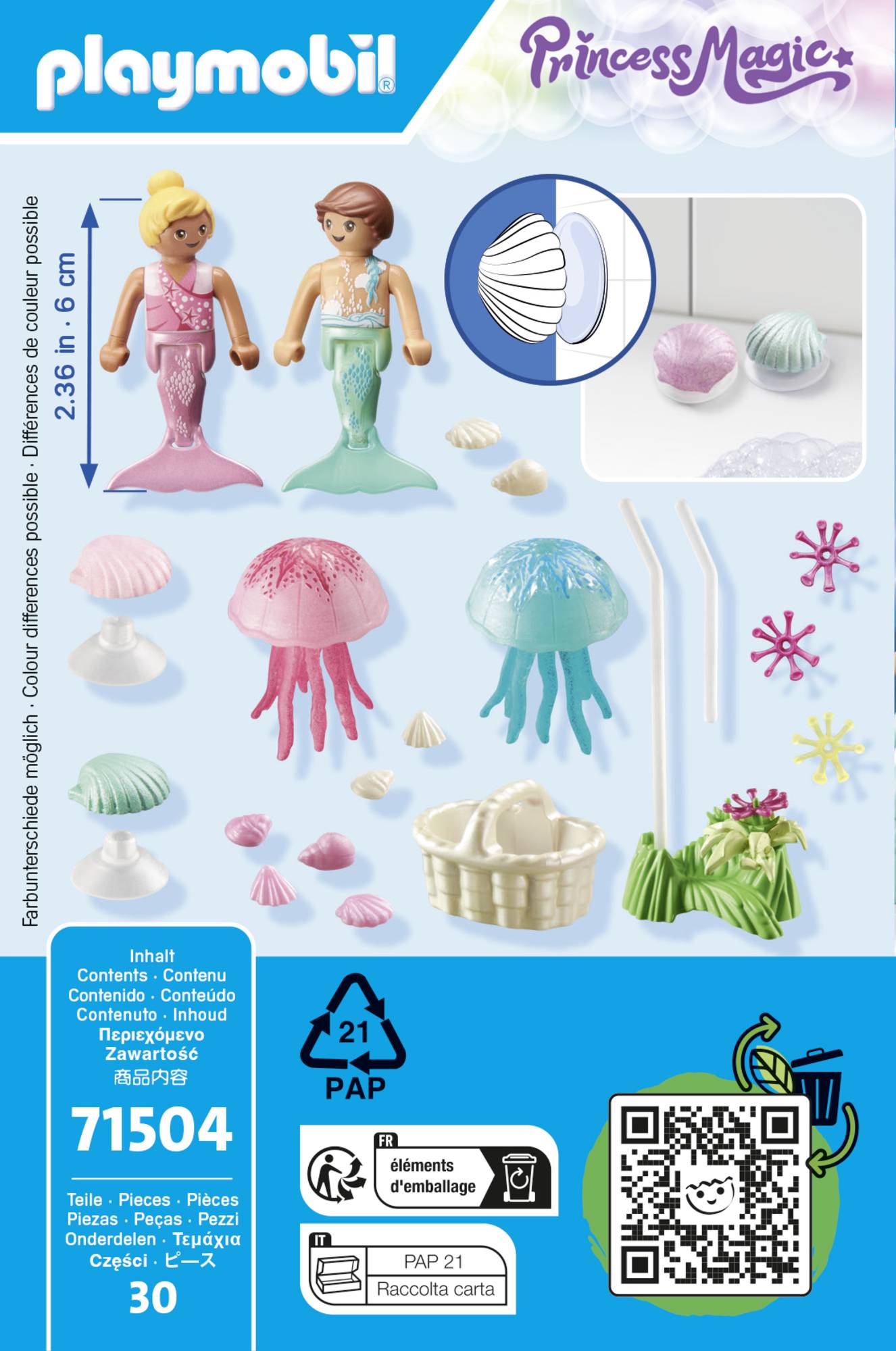 Playmobil® Princess Magic Meerjungfrauen-Kinder mit Quallen 71504