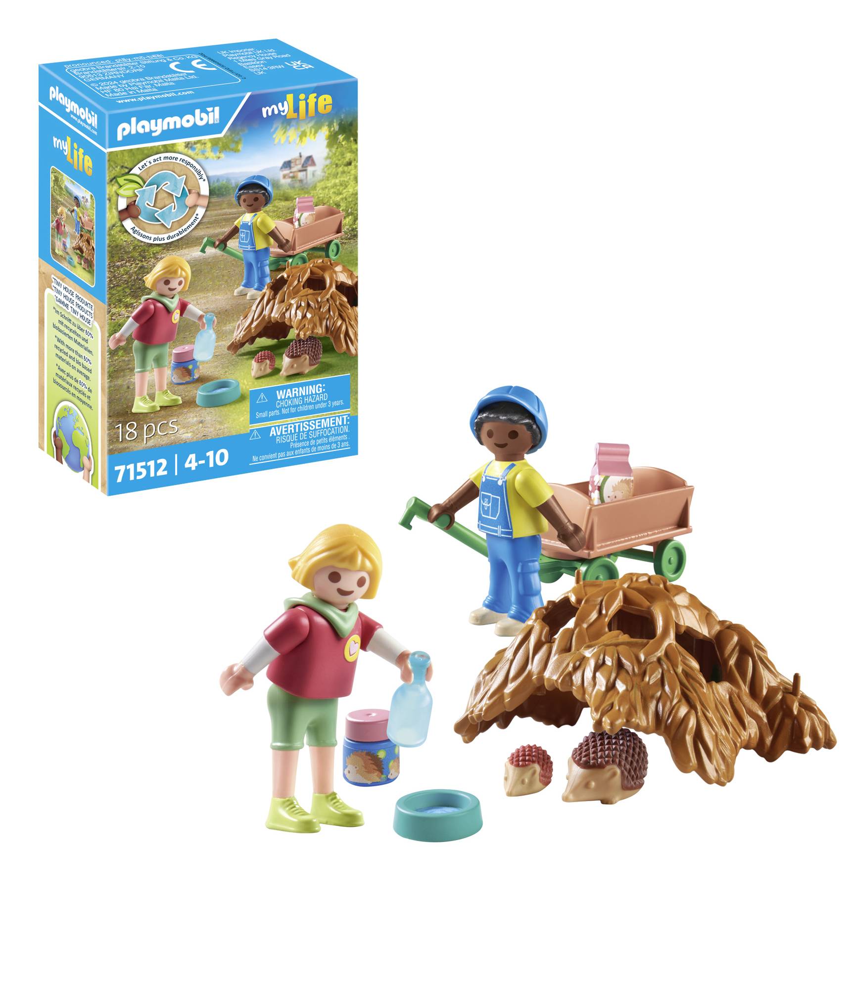 Playmobil® My Life Pflege der Igelfamilie 71512
