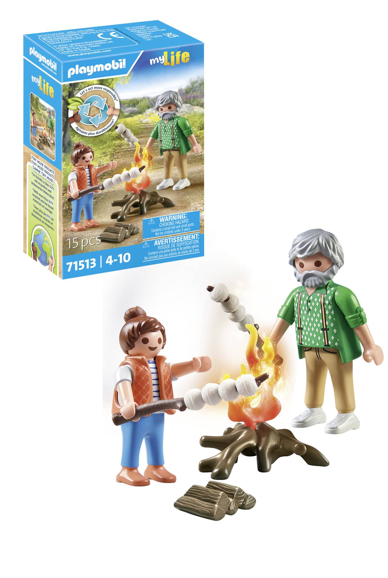 Playmobil® My Life Lagerfeuer mit Marshmallows 71513