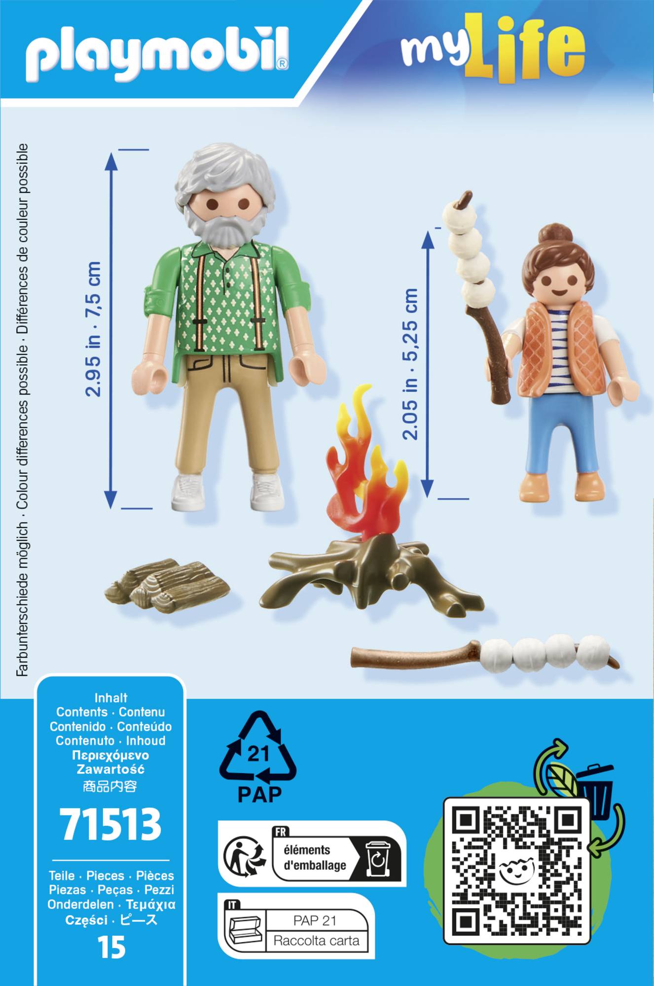 Playmobil® My Life Lagerfeuer mit Marshmallows 71513