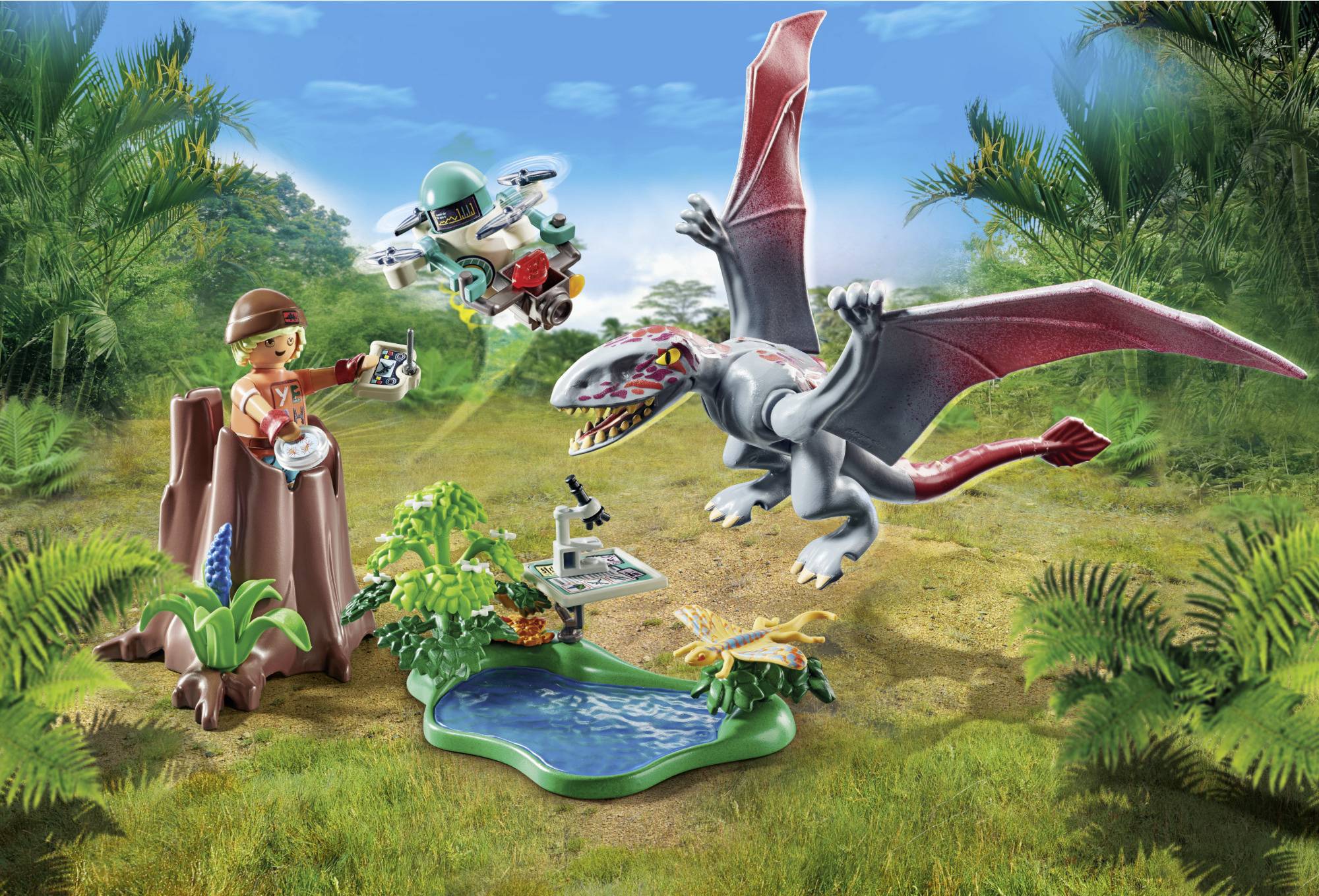 Playmobil® Dinos Beobachtungsstation für Dimorphodon 71525